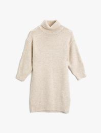 Uzun Triko Boğazlı Kazak