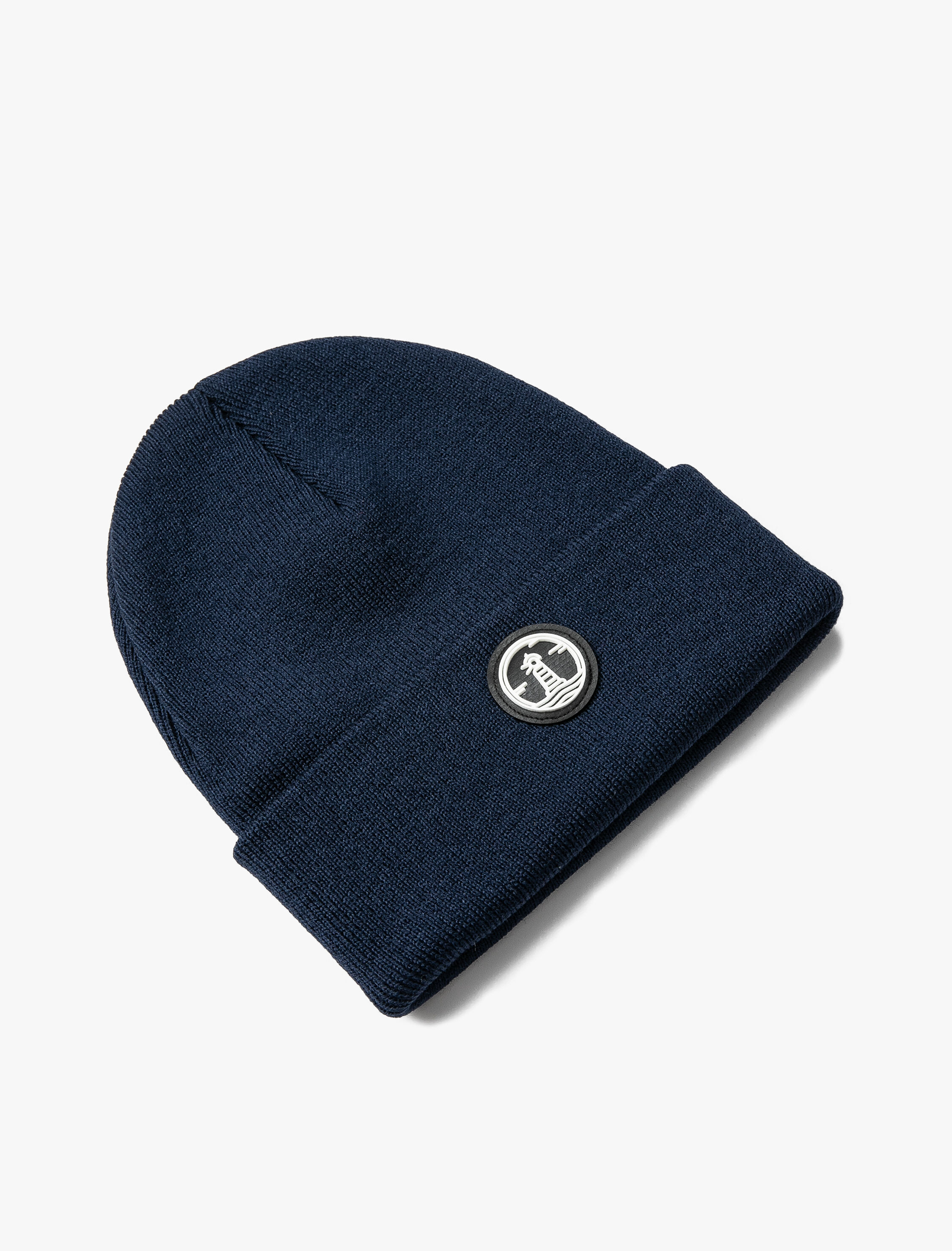  Erkek Akrilik Örgü Bere Etiket Detaylı Katlamalı