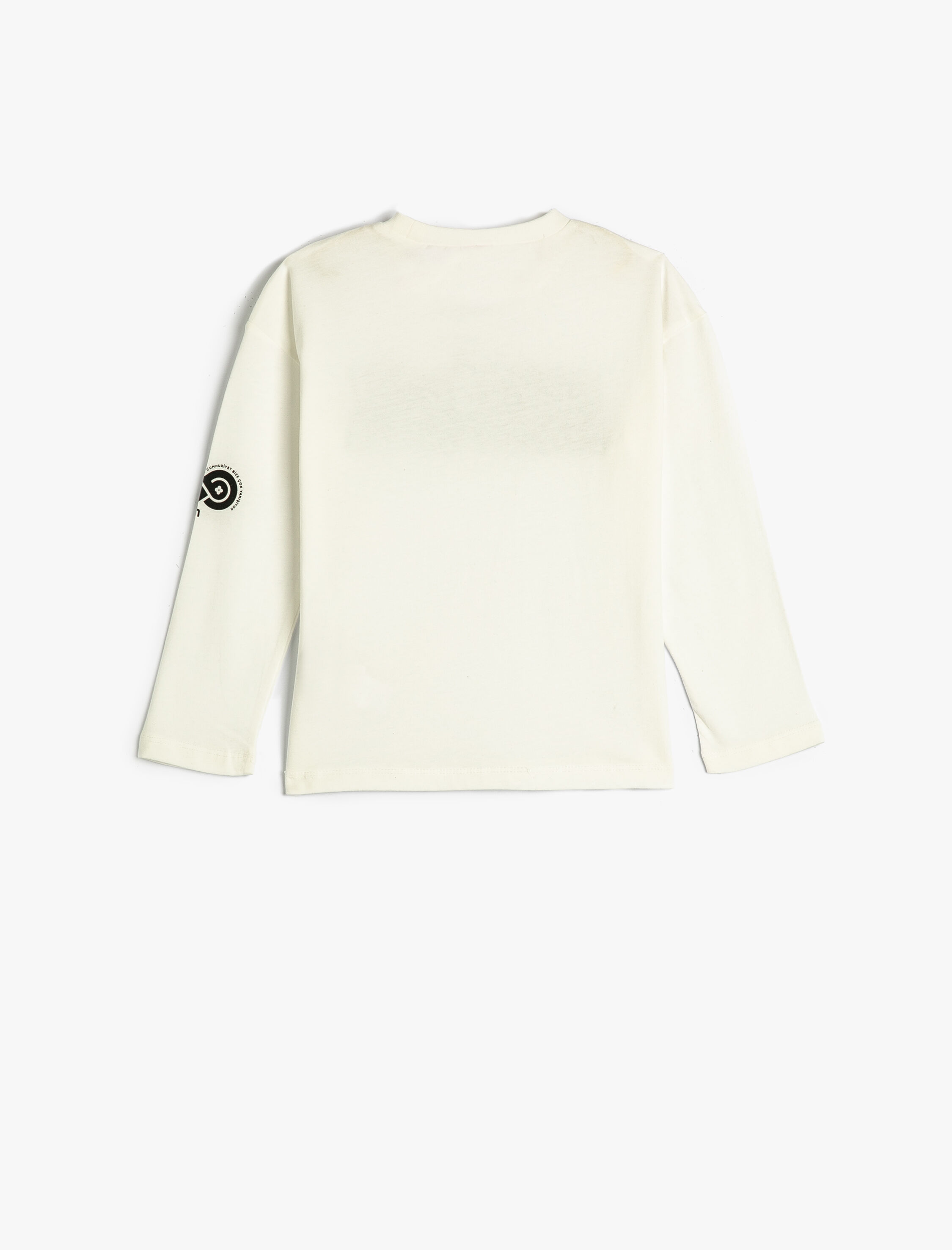  Erkek Bebek Atatürk Tişört Uzun Kollu Bisiklet Yaka Pamuklu