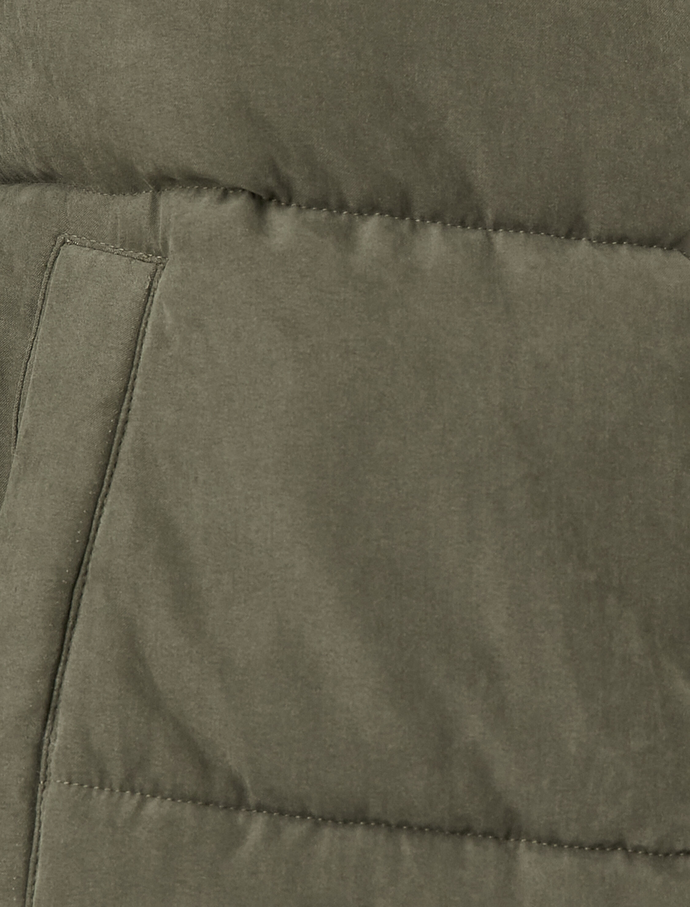   Şişme Mont Çift Cepli Fermuarlı Peluş Yaka Detaylı