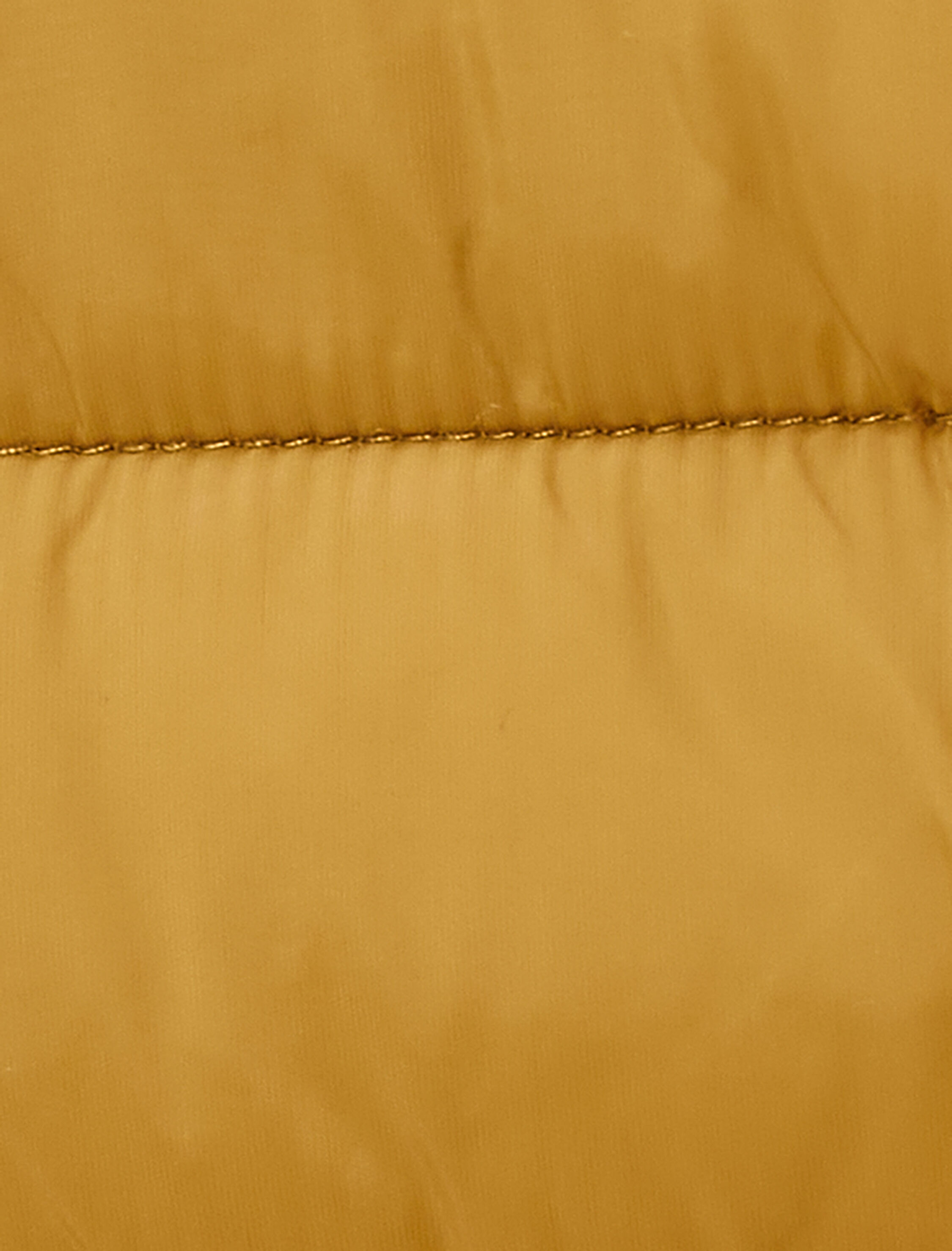 Mevsimlik Şişme Mont Dik Yaka Kolları Lastikli Fermuarlı Cep Detaylı