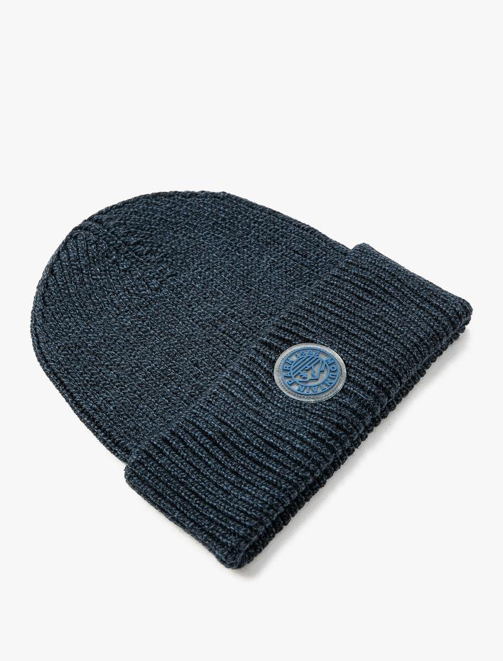 Erkek Çocuk Atkı Bere Seti Triko Etiket Detaylı 2'li