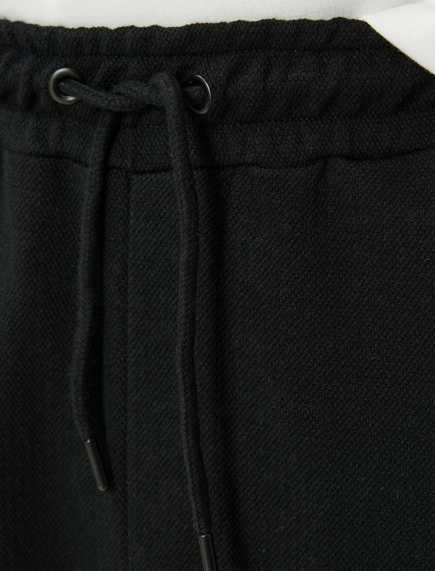   Jogger Eşofman Altı Beli Bağcıklı Cep Detaylı