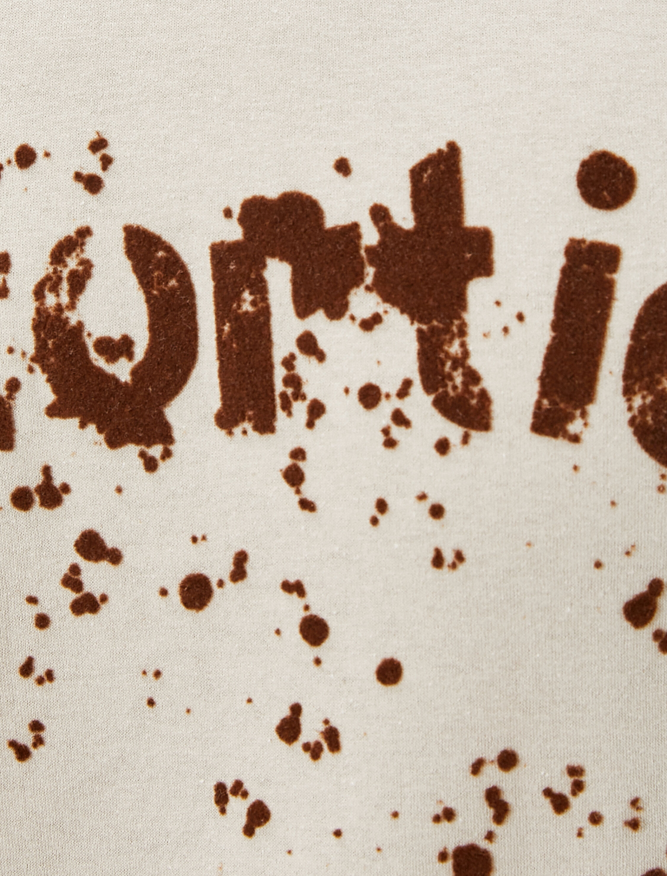   Slogan Baskılı Tişört Bisiklet Yaka Kısa Kollu Pamuklu