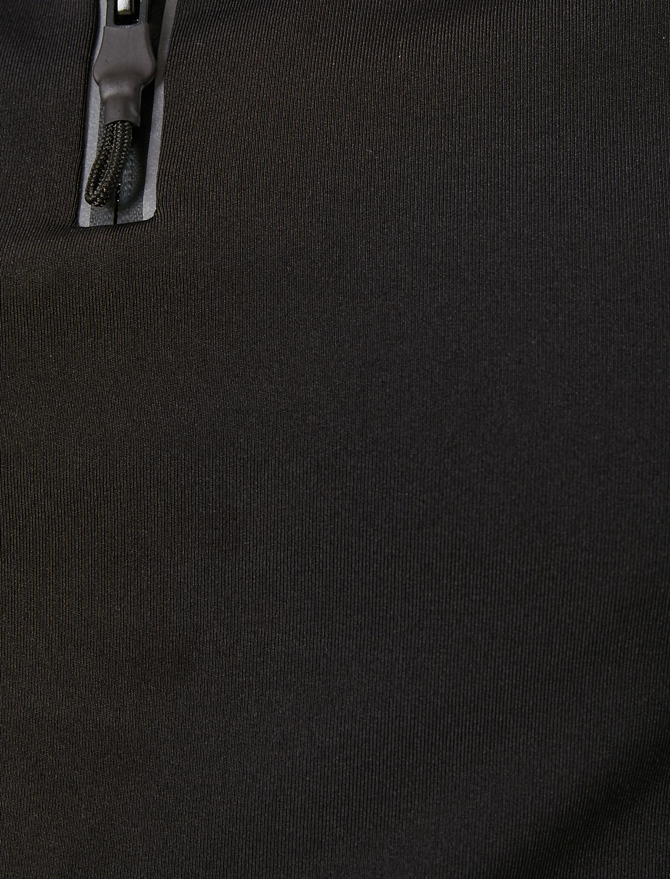   Spor Sweatshirt Dik Yaka Fermuarlı Uzun Kollu