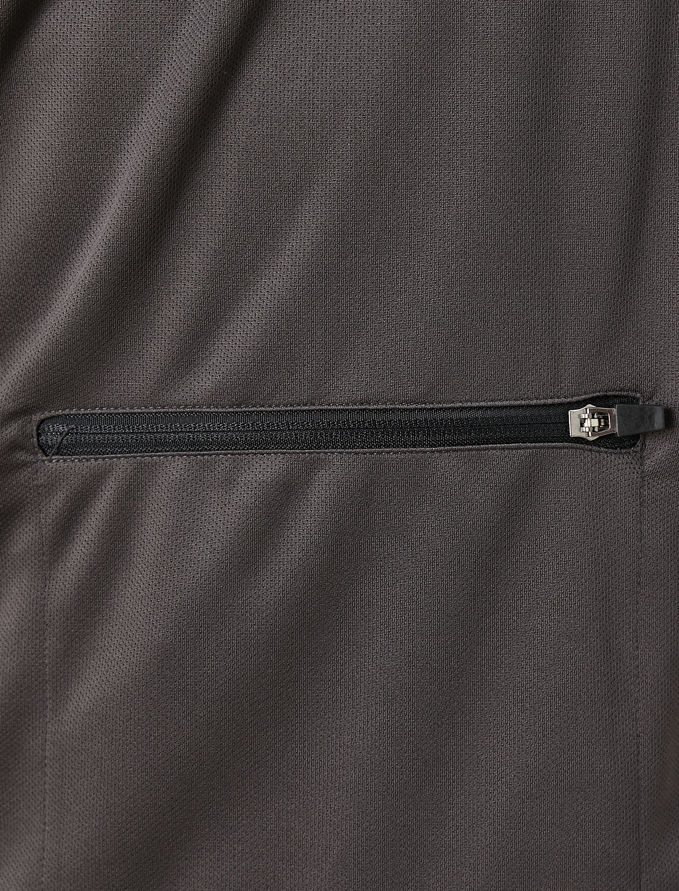   Kapşonlu Tişört Spor Fermuar Cep Detaylı Kısa Kollu