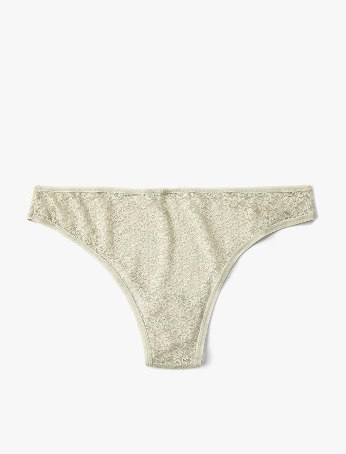  Brazilian Külot Dantelli Normal Bel