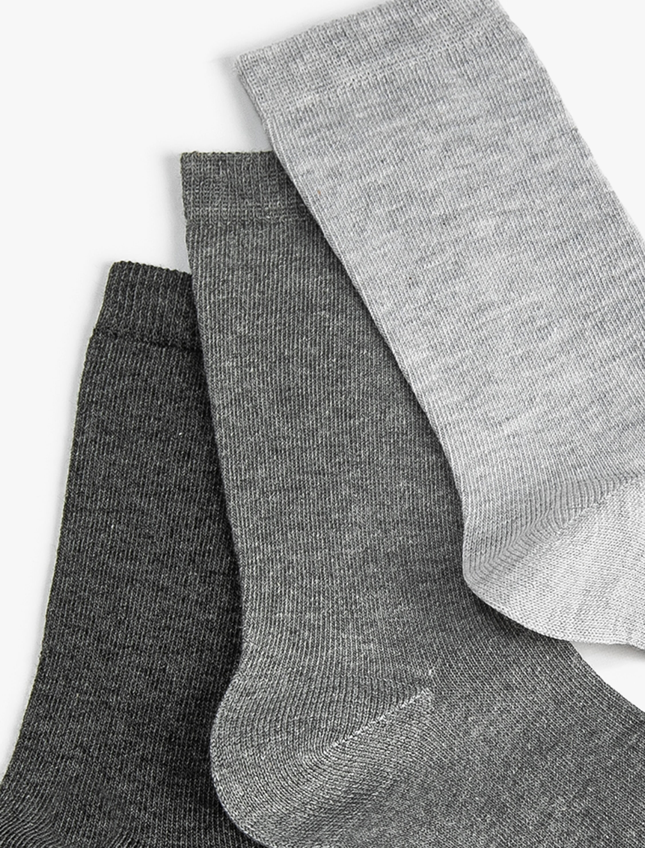  Erkek Çocuk 3'lü Basic Uzun Çorap Paketi