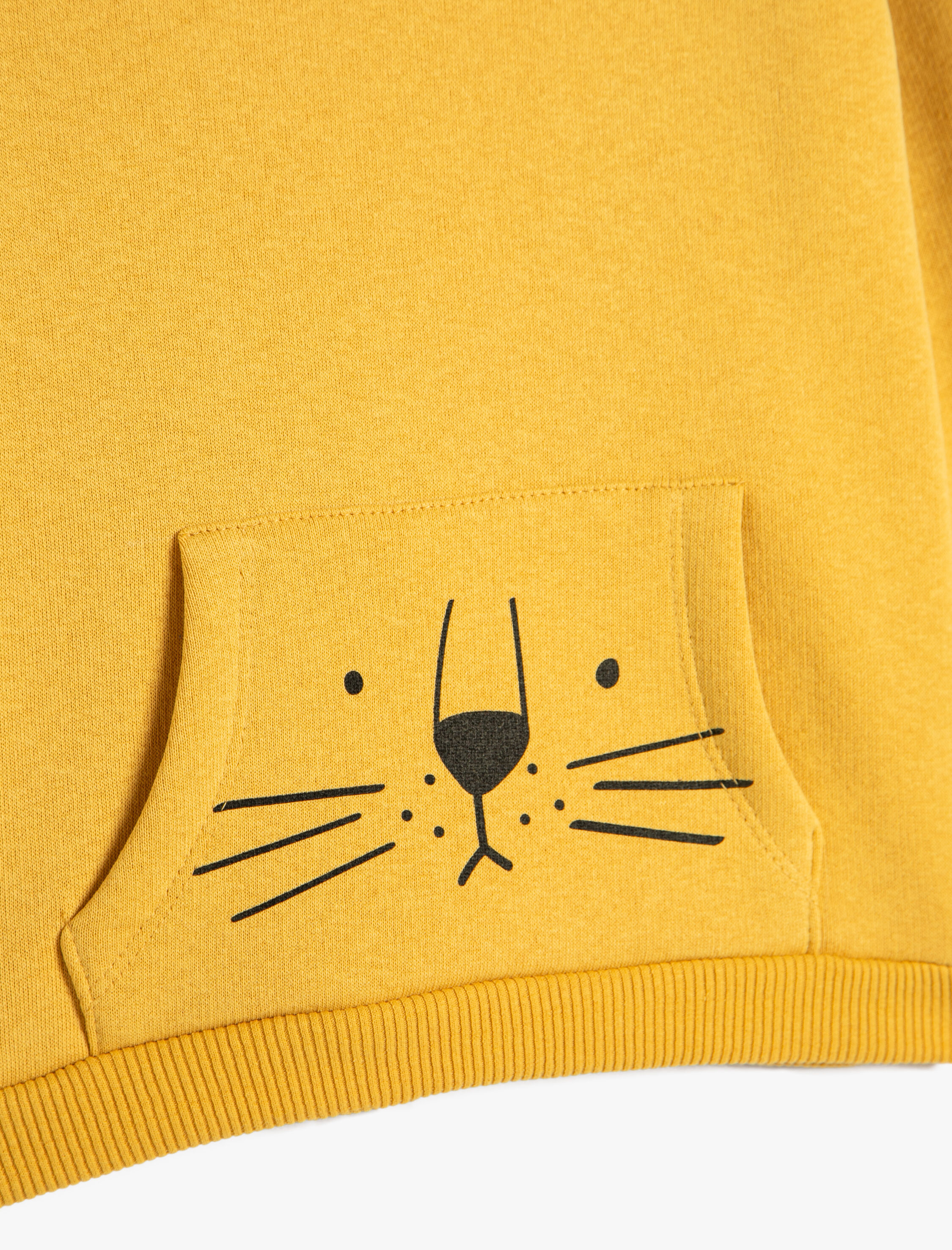  Erkek Bebek Kapşonlu Sweatshirt Kanguru Cepli Şardonlu