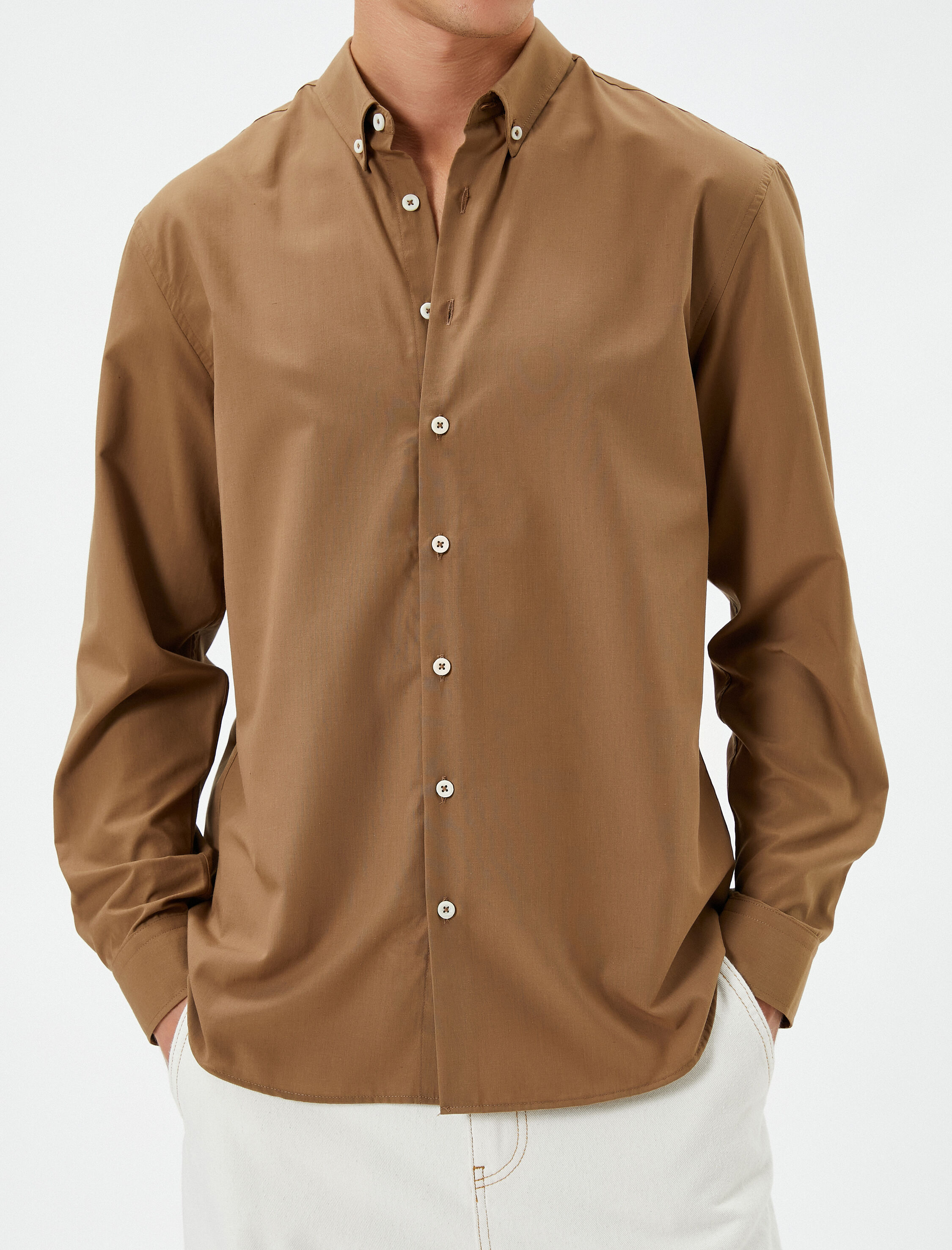   Klasik Gömlek Uzun Kollu Manşet Yaka