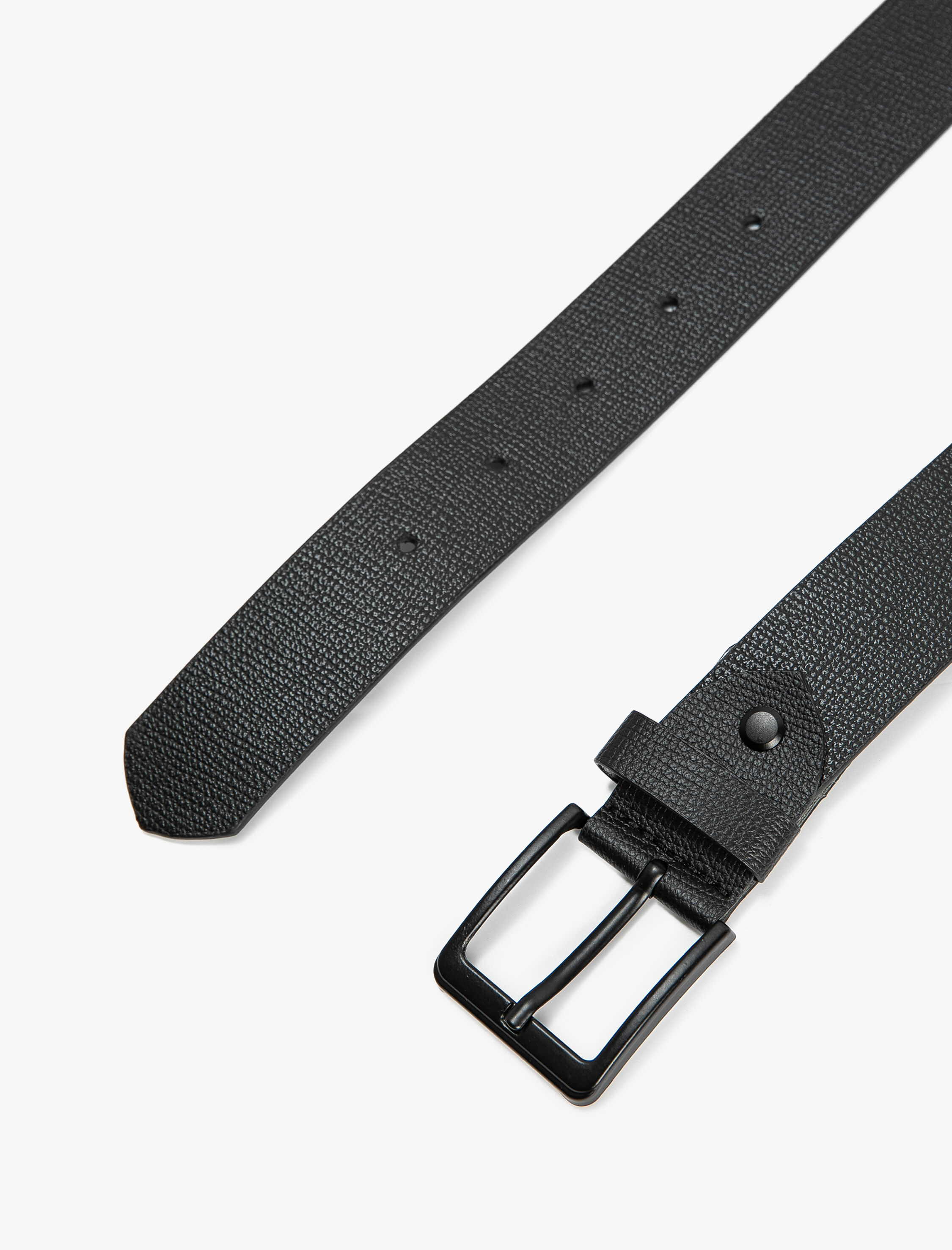  Erkek Kemer Deri Görünümlü Toka Detaylı