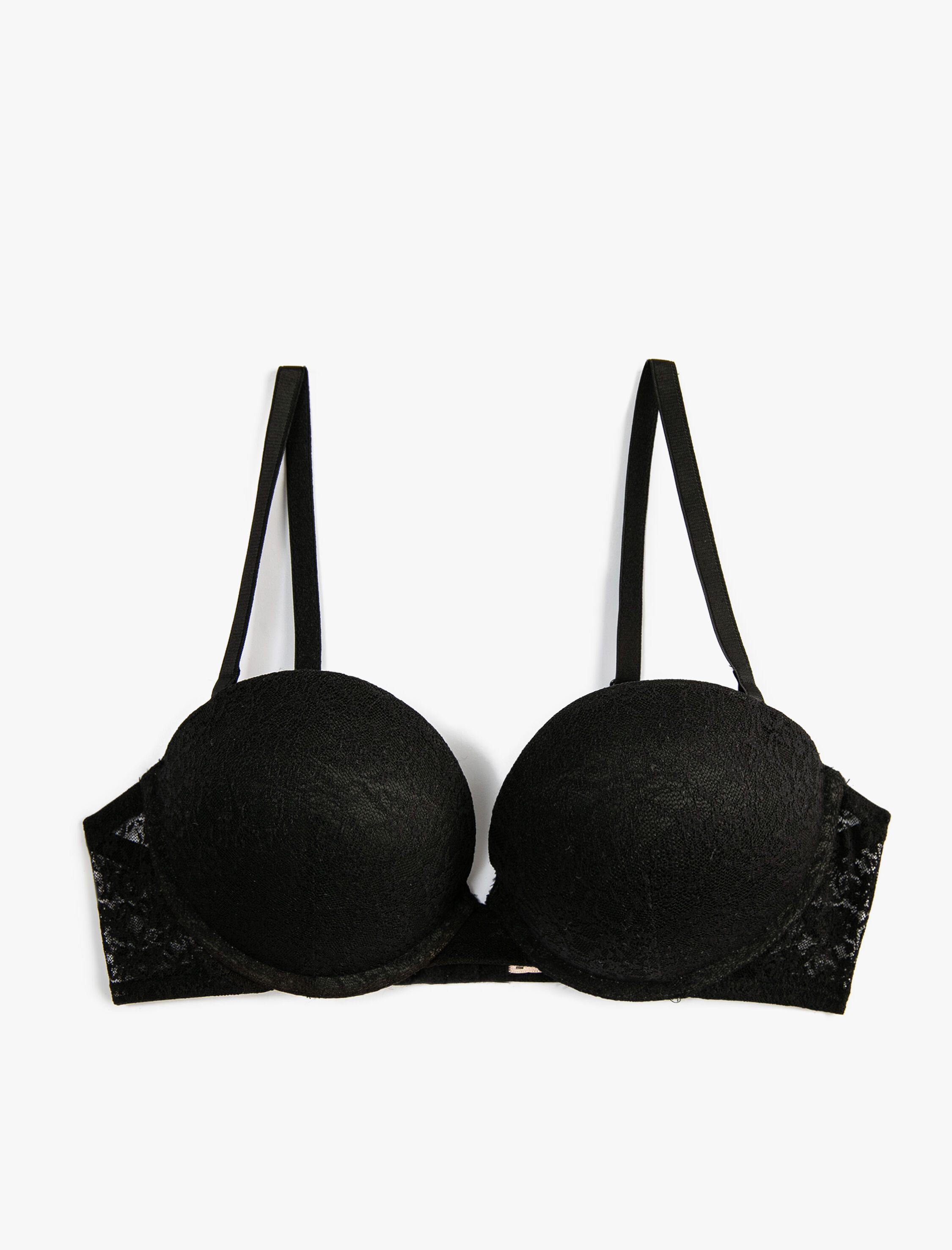   Destekli Sütyen Dolgulu Balenli Dantelli Kaplı