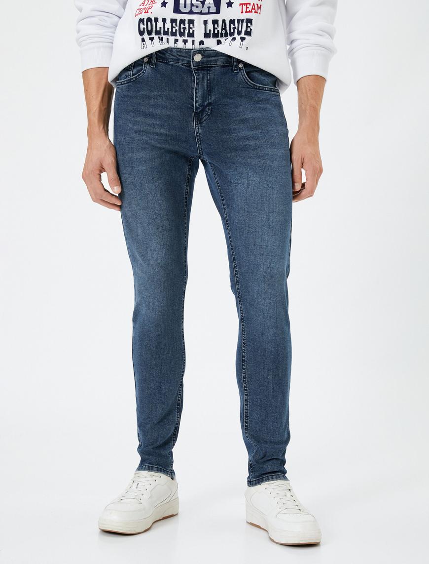   Skinny Fit Kot Pantolon - Michael Jean