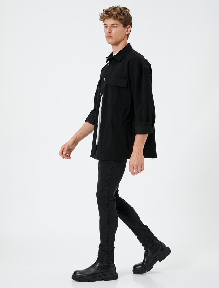  Skinny Fit Kot Pantolon - Michael Jean