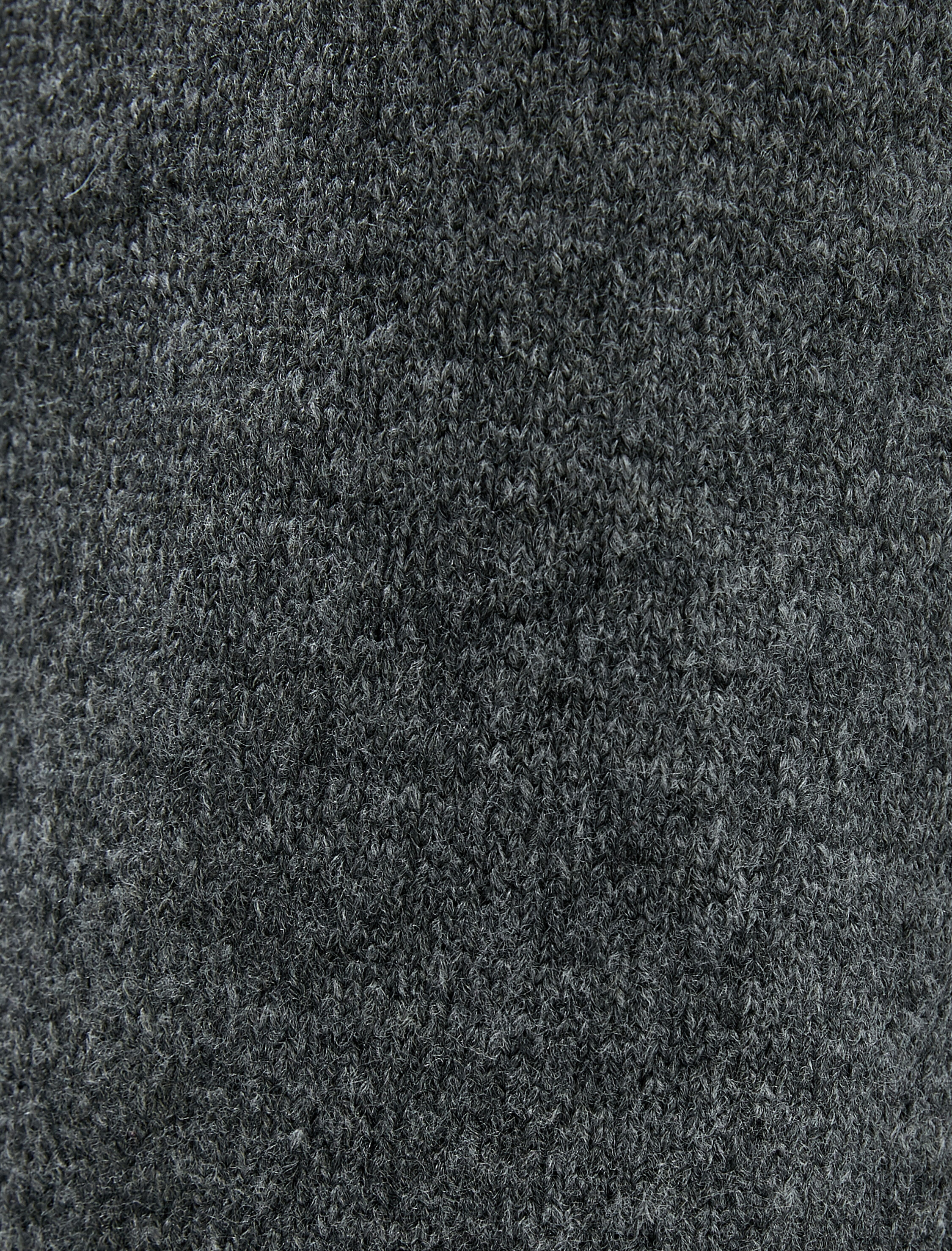   Basic Triko Kazak Uzun Kollu Bisiklet Yaka