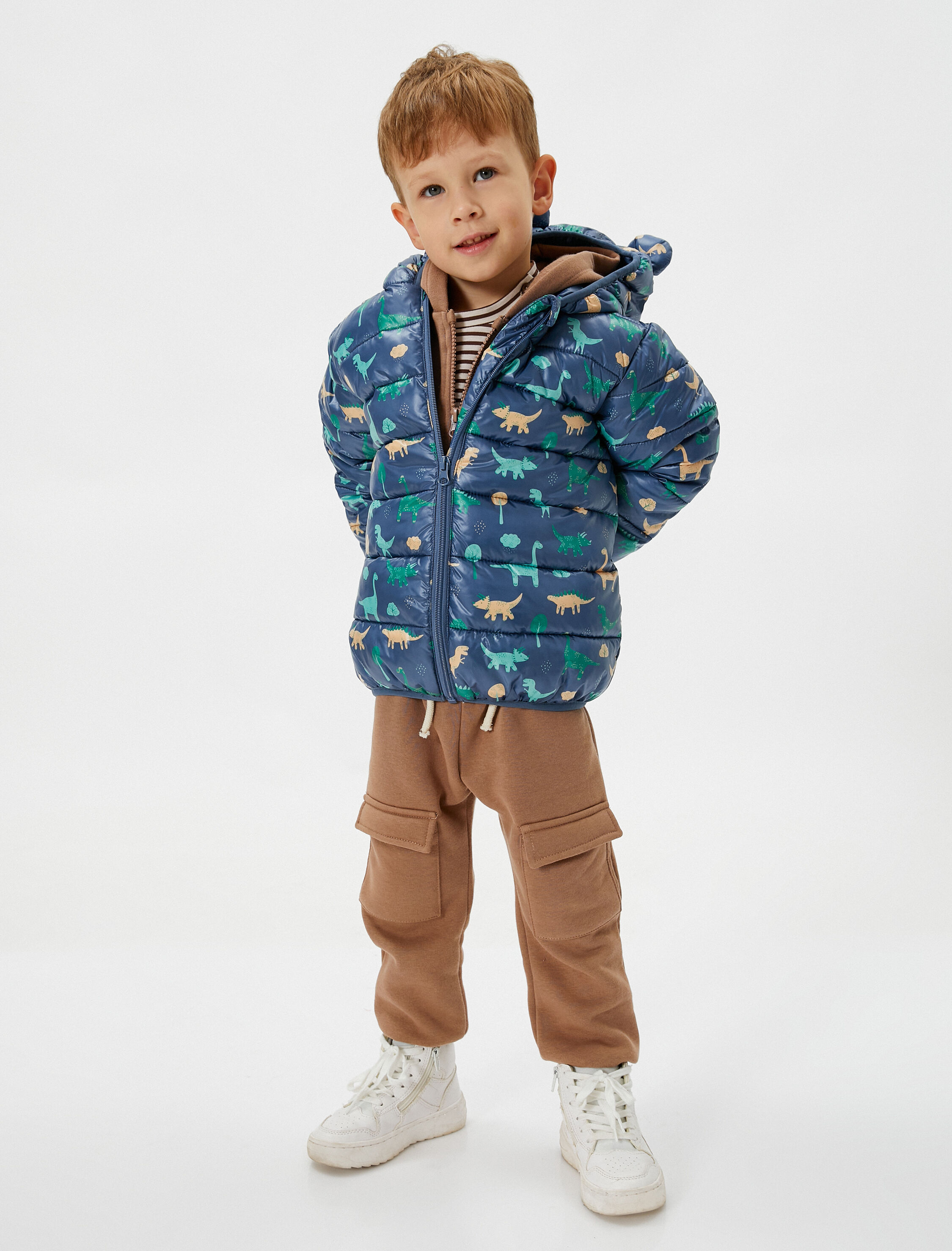  Erkek Bebek Jogger Eşofman Altı Cepli Beli Bağlamalı Pamuk Karışımlı Şardonlu