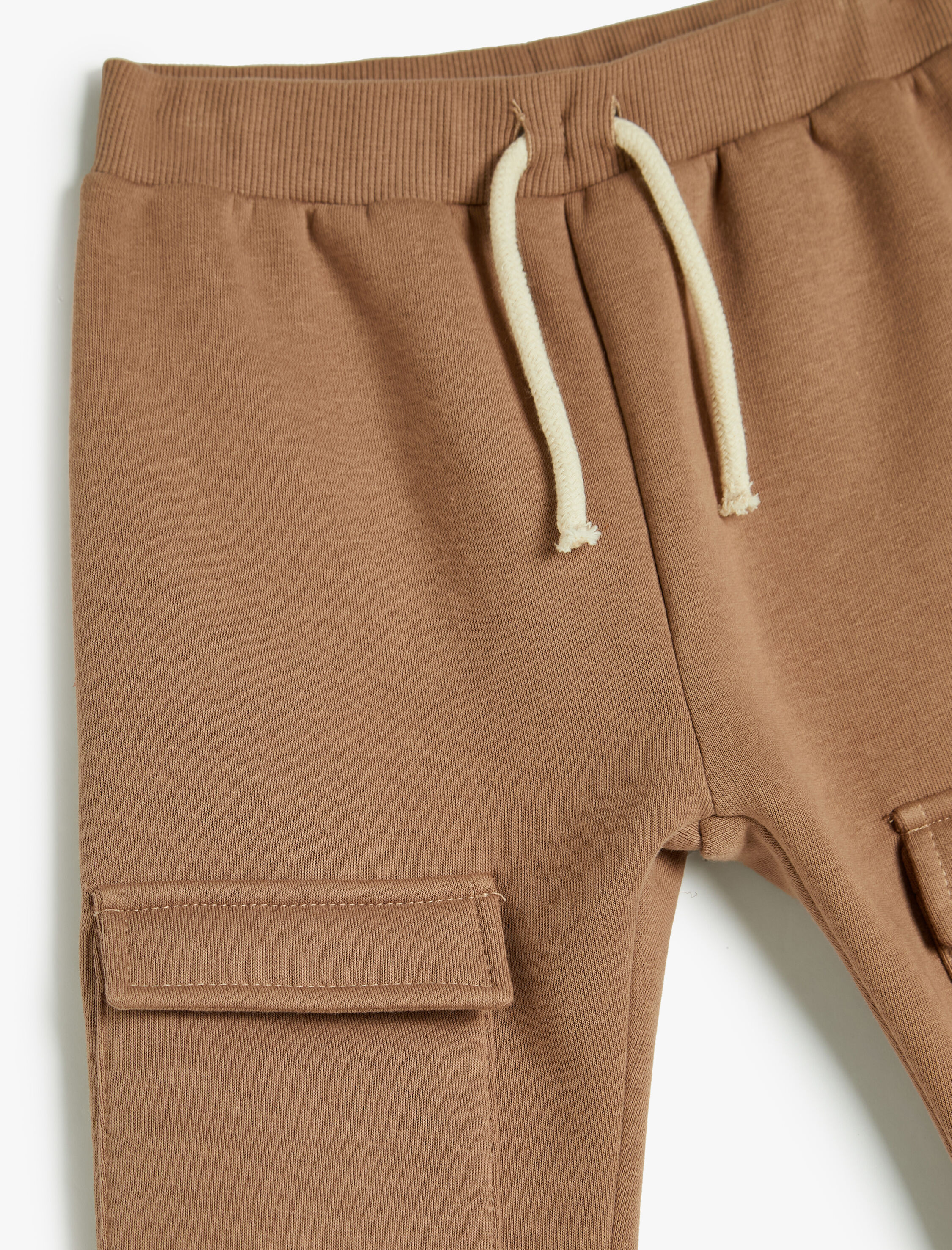  Erkek Bebek Jogger Eşofman Altı Cepli Beli Bağlamalı Pamuk Karışımlı Şardonlu