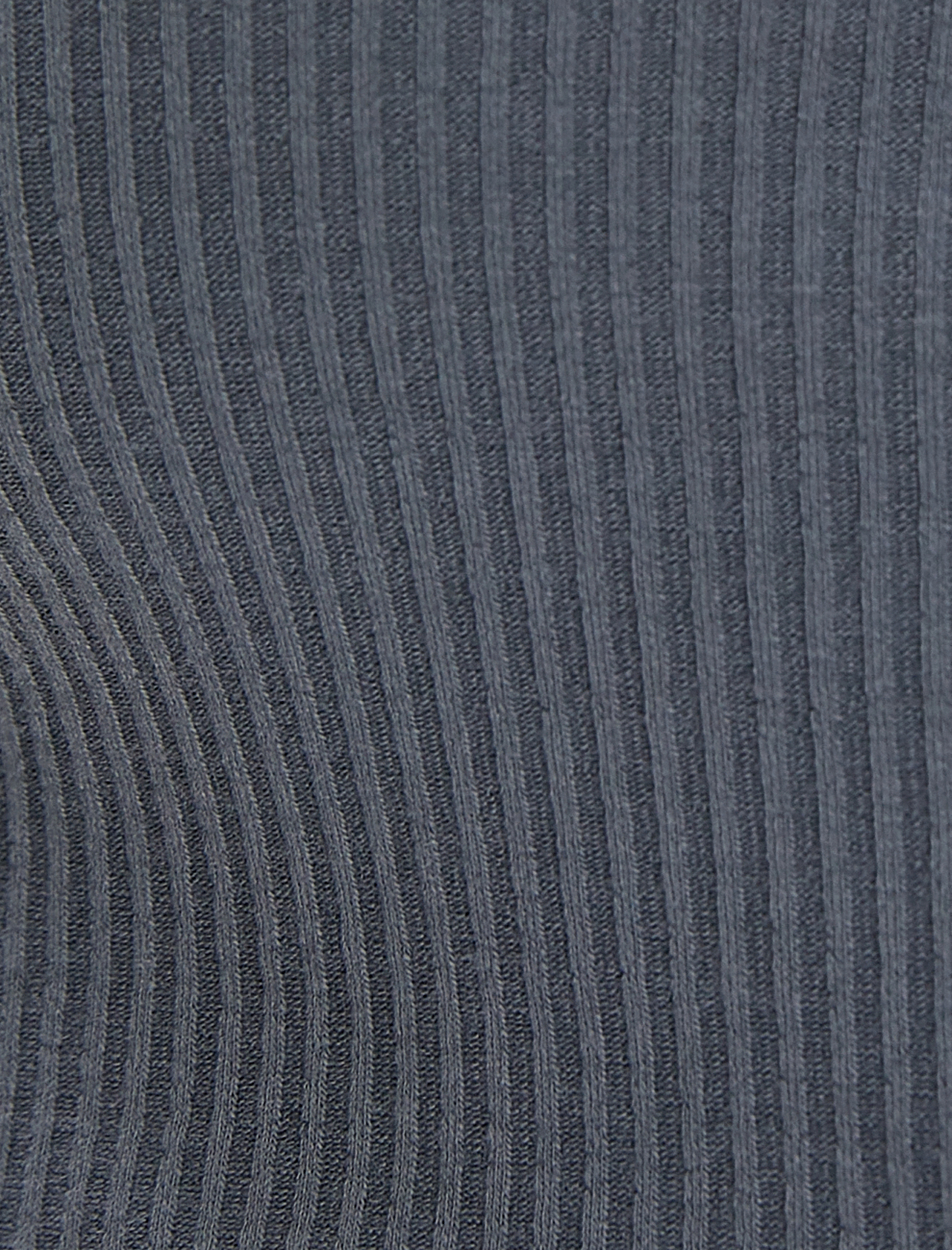   Crop Fermuarlı Tişört Uzun Kollu Çizgili Dik Yaka Dar Kalıp