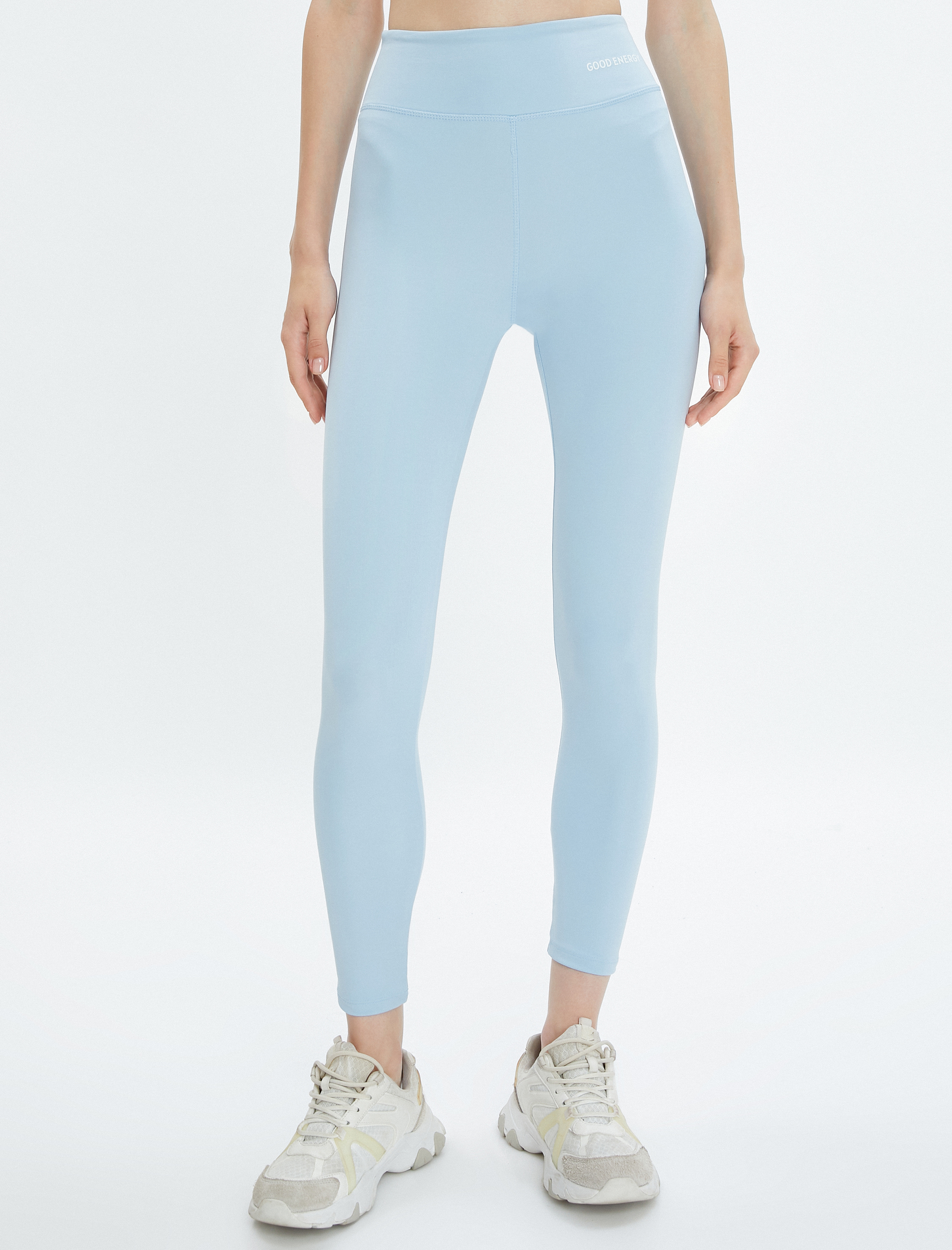   Spor Tayt Yüksek Bel Baskı Detaylı