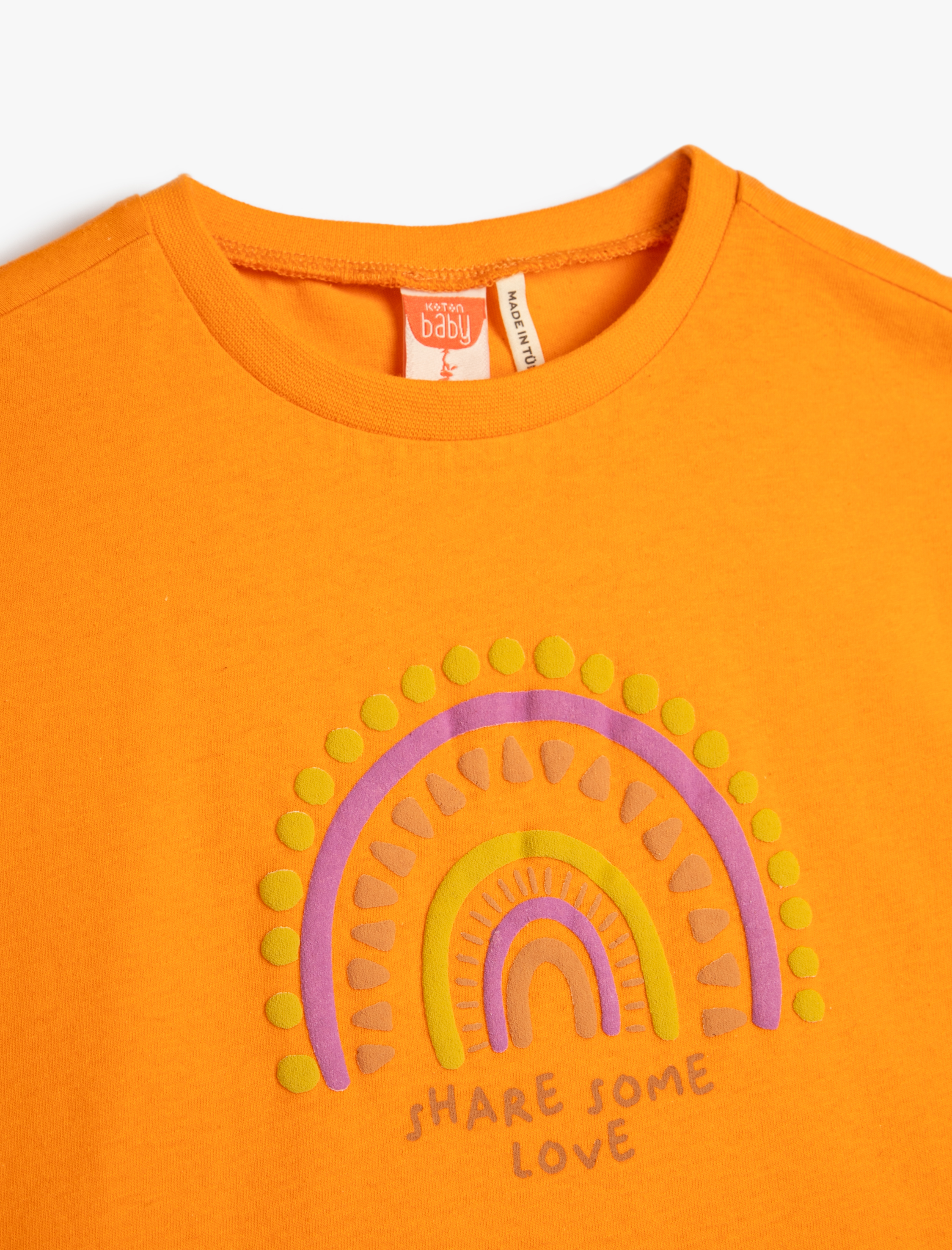  Kız Bebek Tişört Bisiklet Yaka Kolsuz Fırfırlı Baskılı