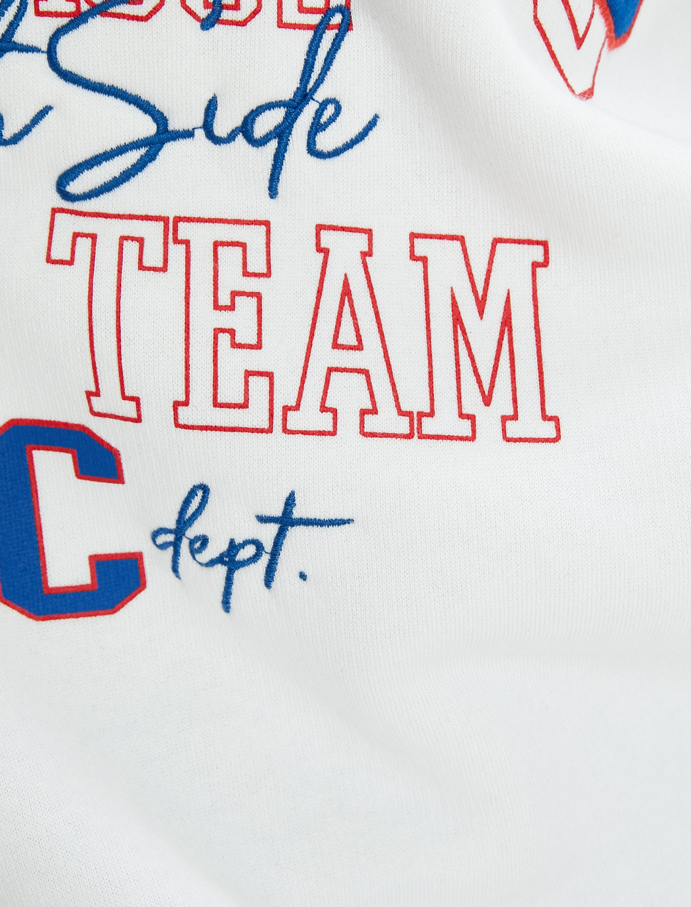   Kolej Kapşonlu Sweatshirt Şardonlu Uzun Kollu Pamuklu