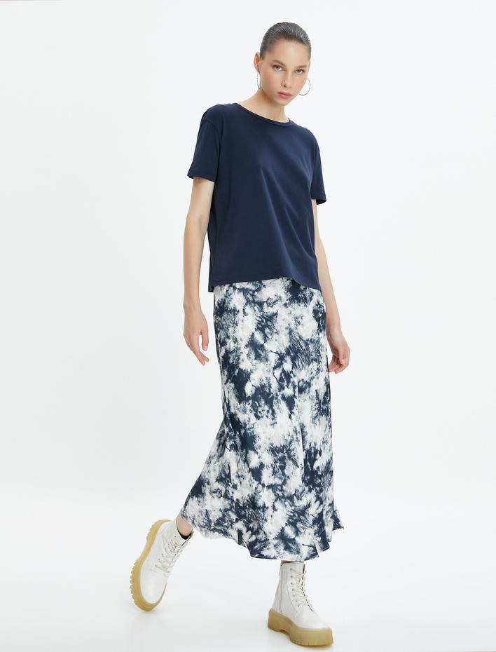  Basic Tişört Kısa Kollu Bisiklet Yaka Pamuklu