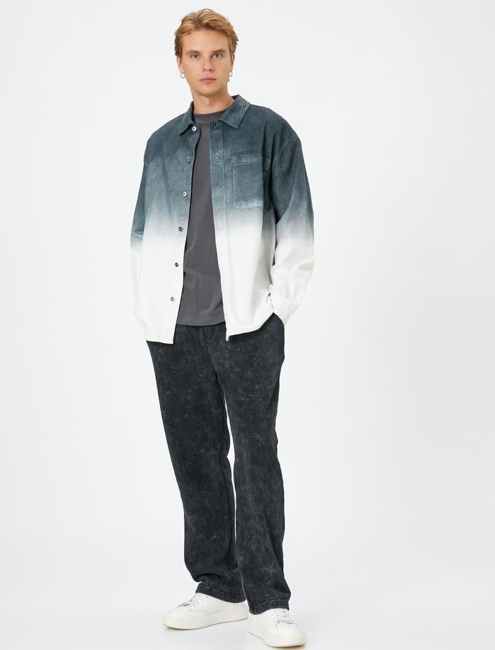  Eşofman Altı Beli Bağcıklı Cepli Yıkamalı