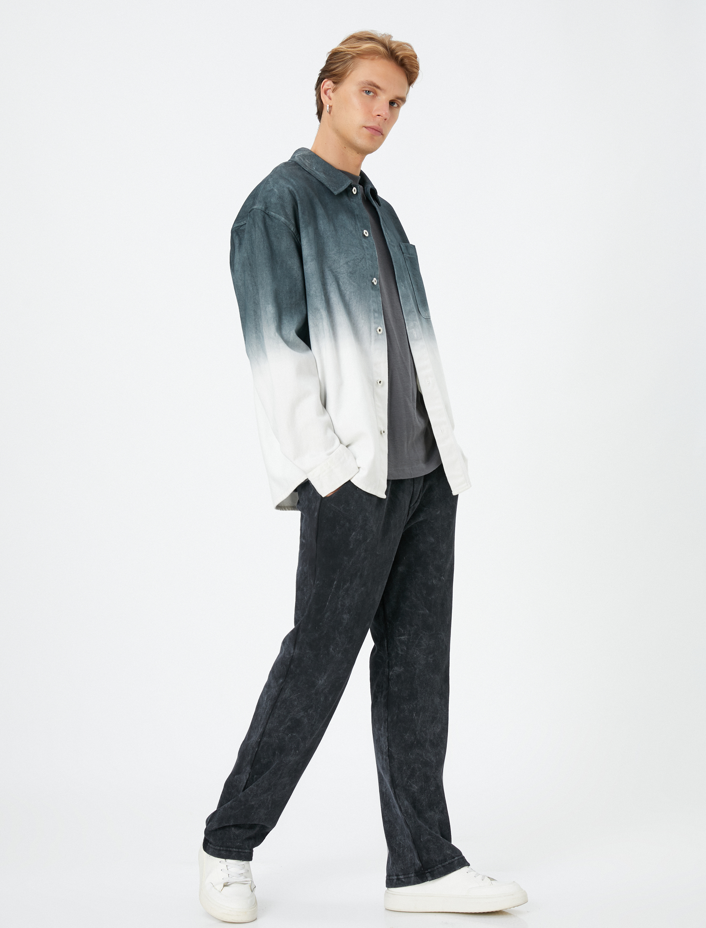   Eşofman Altı Beli Bağcıklı Cepli Yıkamalı