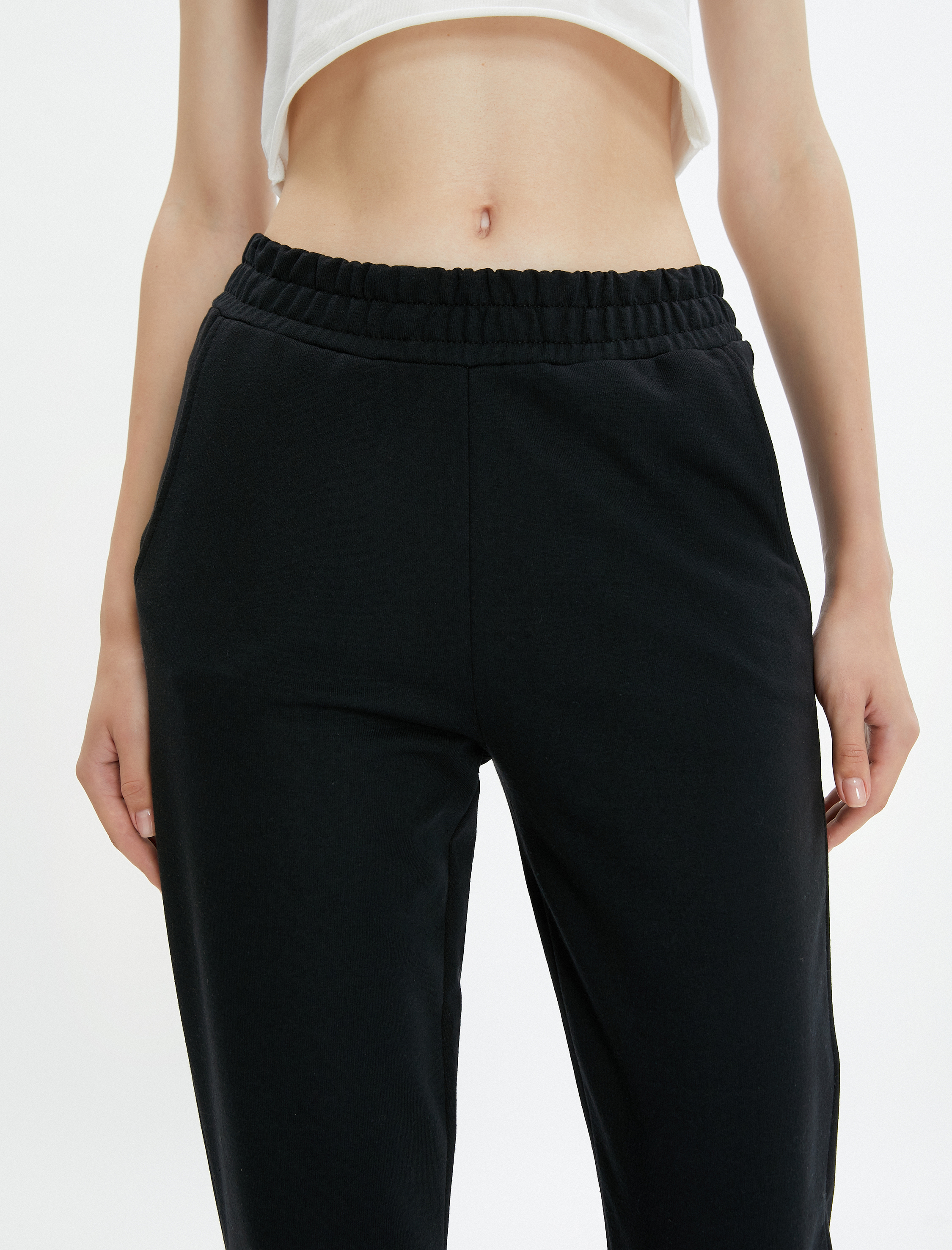   Basic Jogger Eşofman Altı  Beli Bağlamalı Cepli