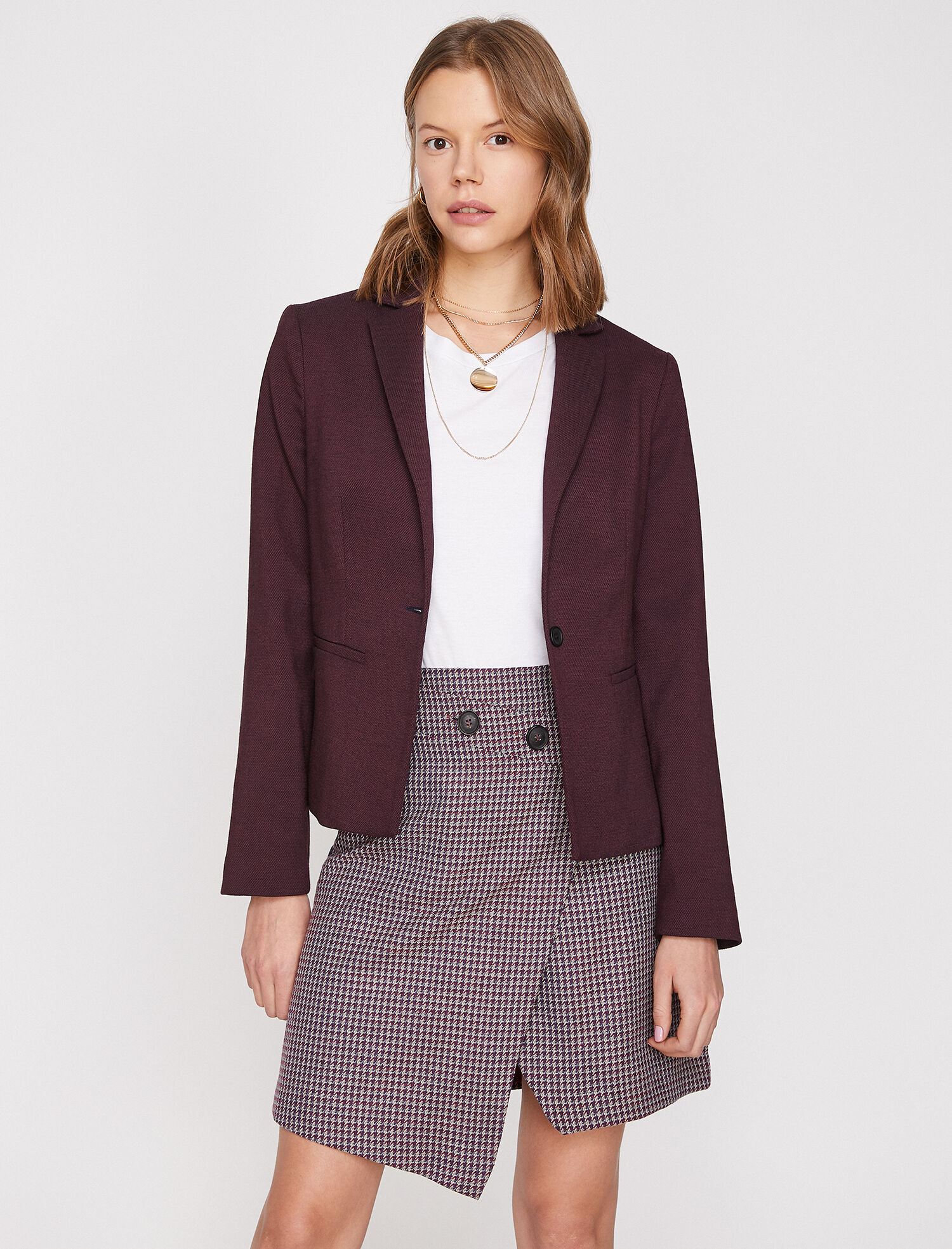   Düğme Detaylı Ceket