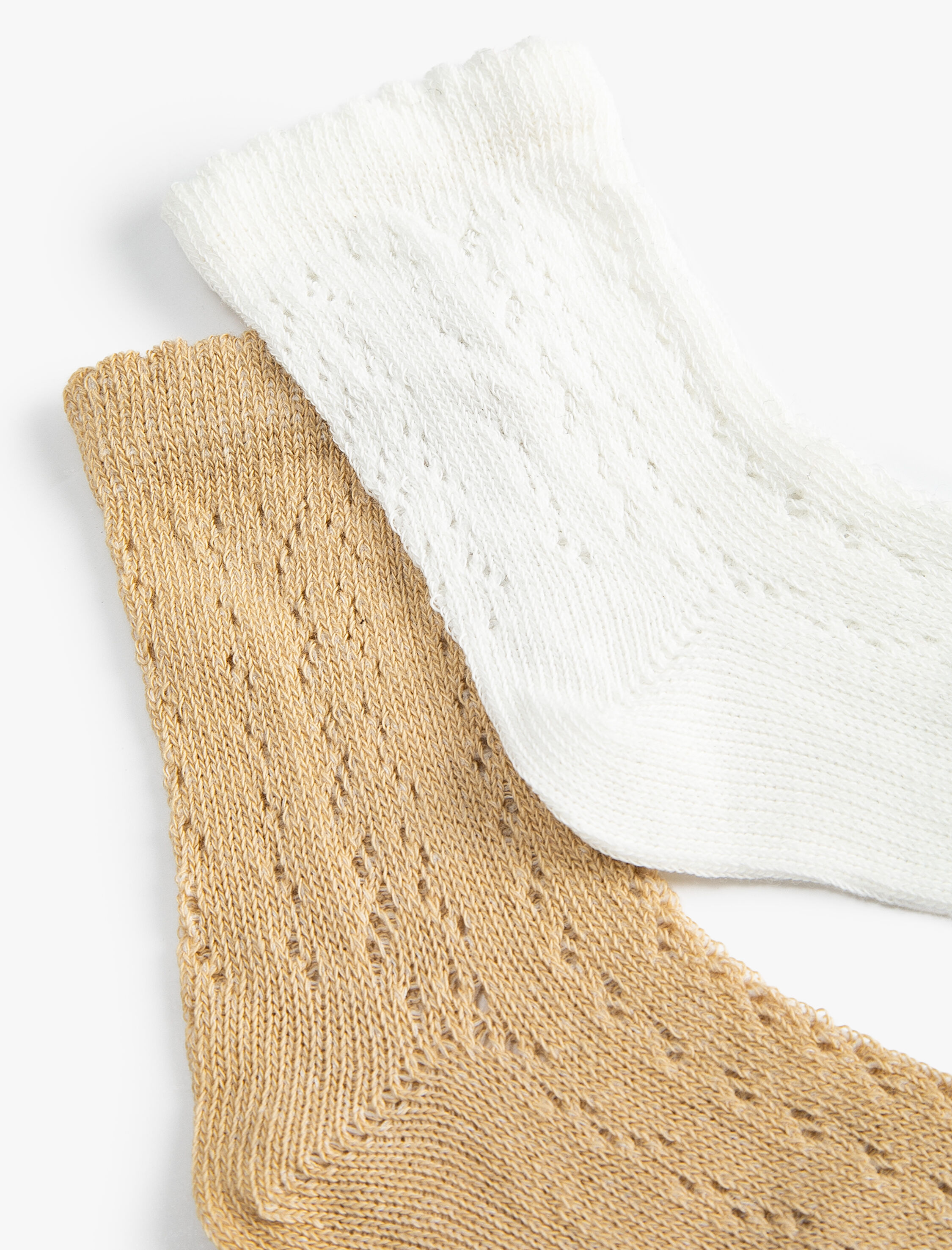  Kız Bebek 2'li Basic Çorap Seti