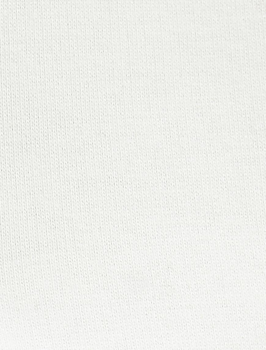   Polo Yaka Sweatshirt Şardonlu Kolej Temalı Baskılı