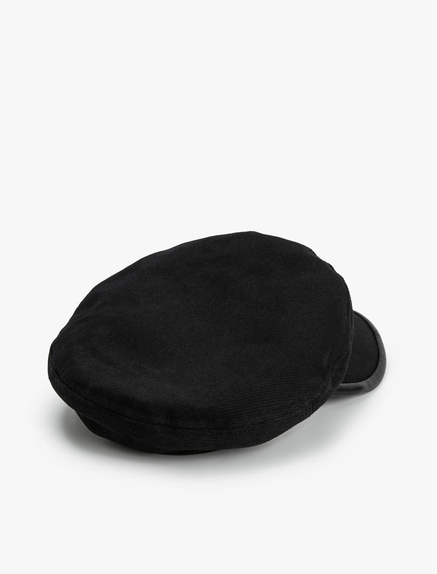  Kadın Kasket Şapka Toka Detaylı