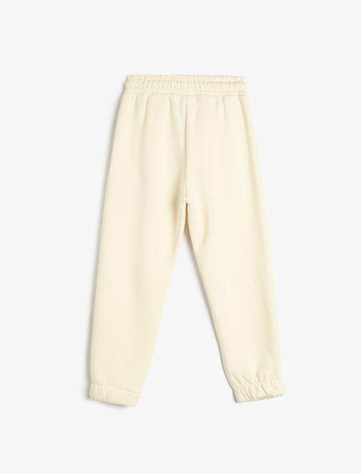 Erkek Çocuk Basic Jogger Eşofman Altı Beli Bağlamalı Cepli Şardonlu