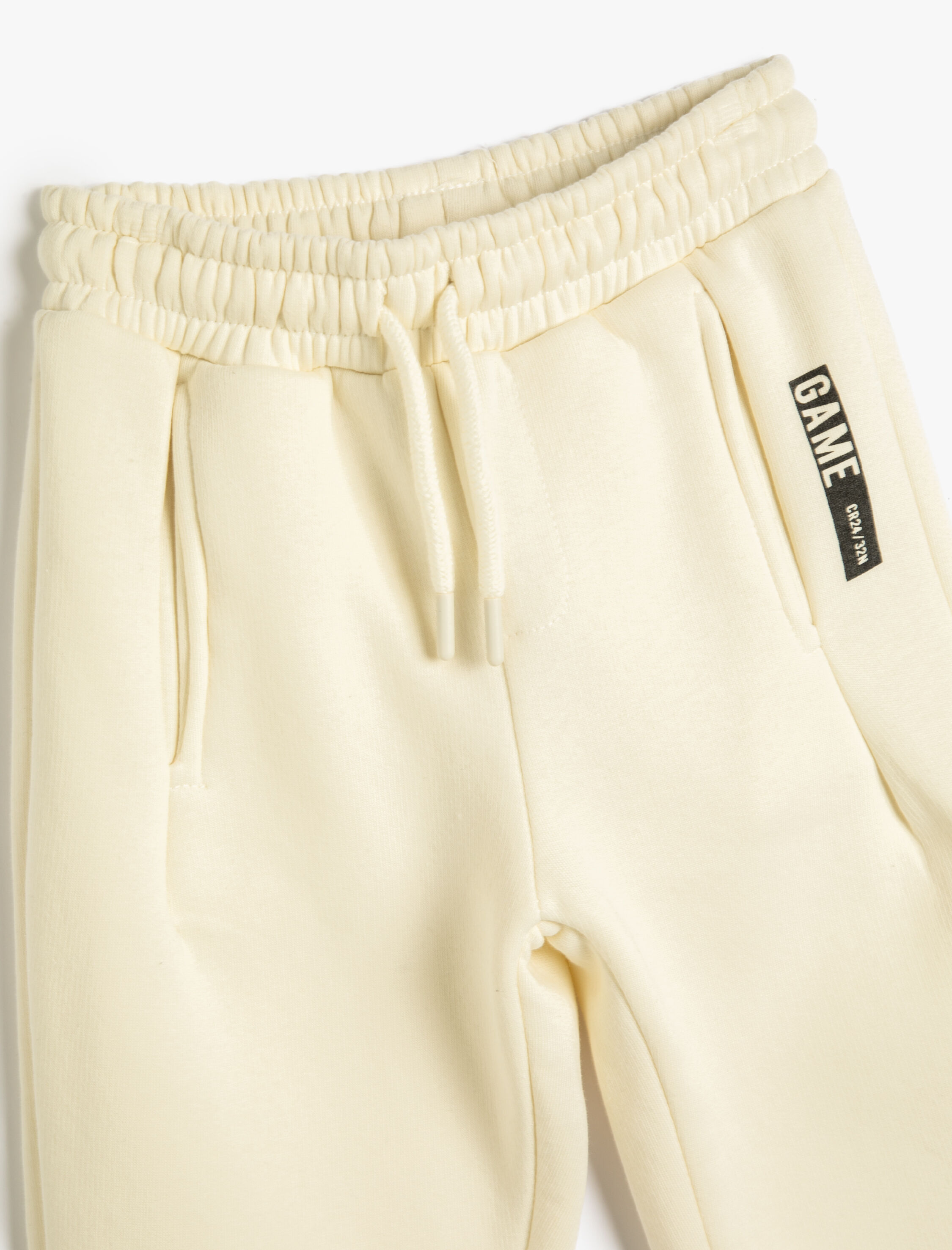  Erkek Çocuk Basic Jogger Eşofman Altı Beli Bağlamalı Cepli Şardonlu