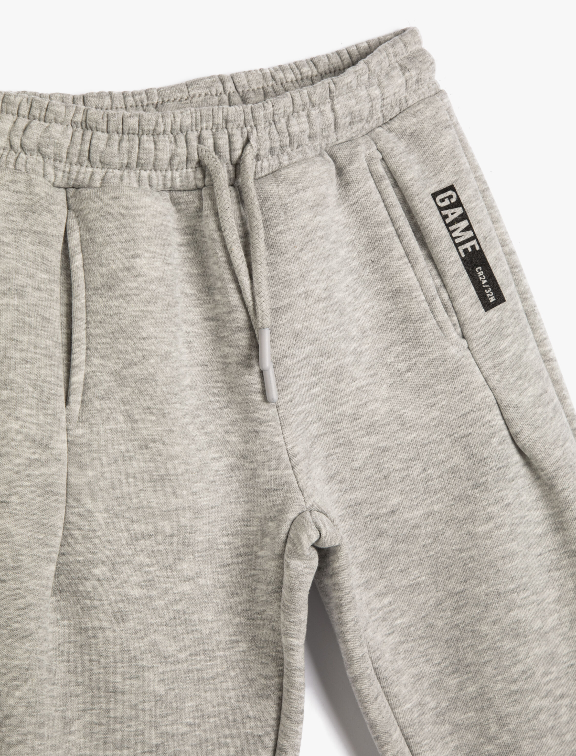  Erkek Çocuk Basic Jogger Eşofman Altı Beli Bağlamalı Cepli Şardonlu