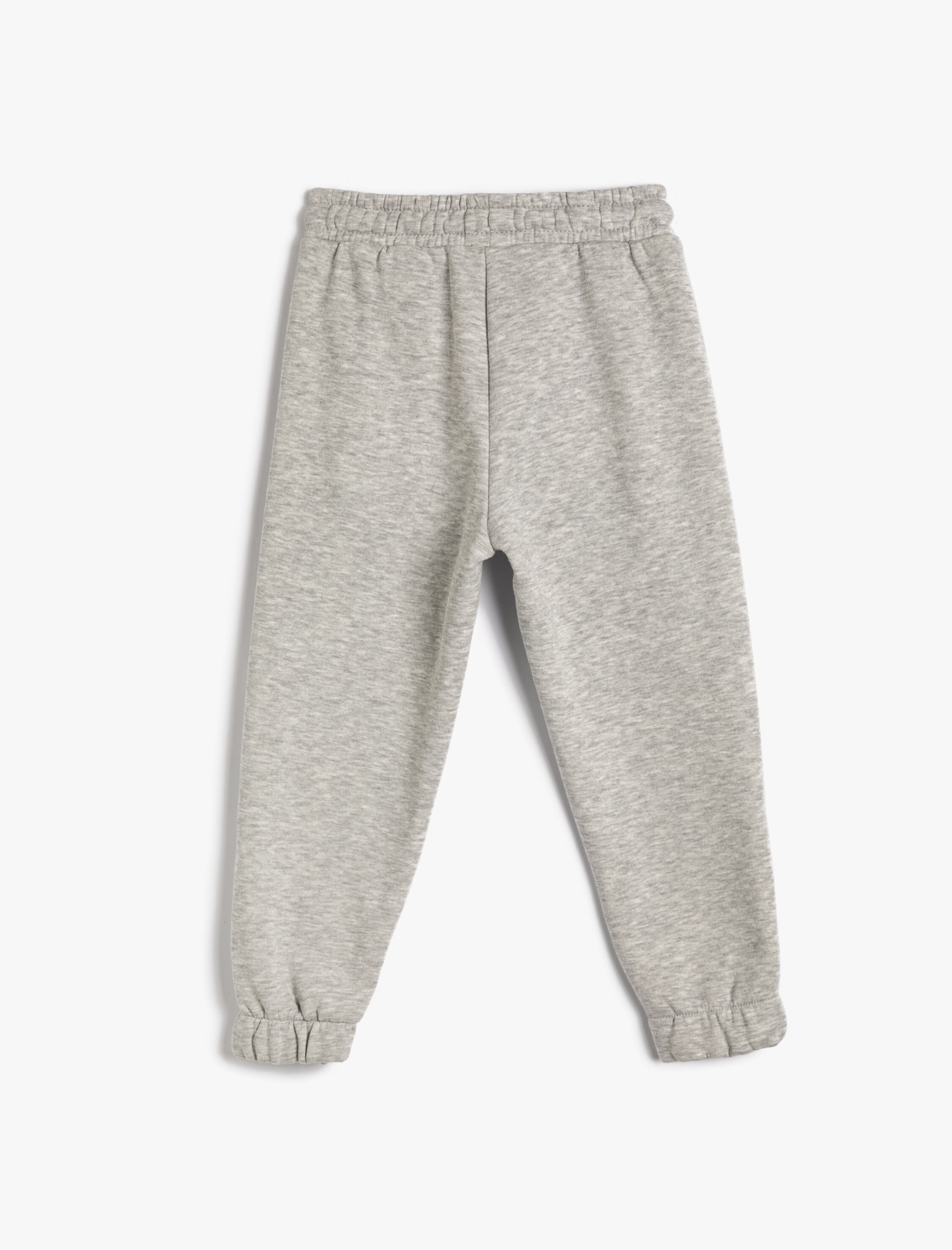  Erkek Çocuk Basic Jogger Eşofman Altı Beli Bağlamalı Cepli Şardonlu