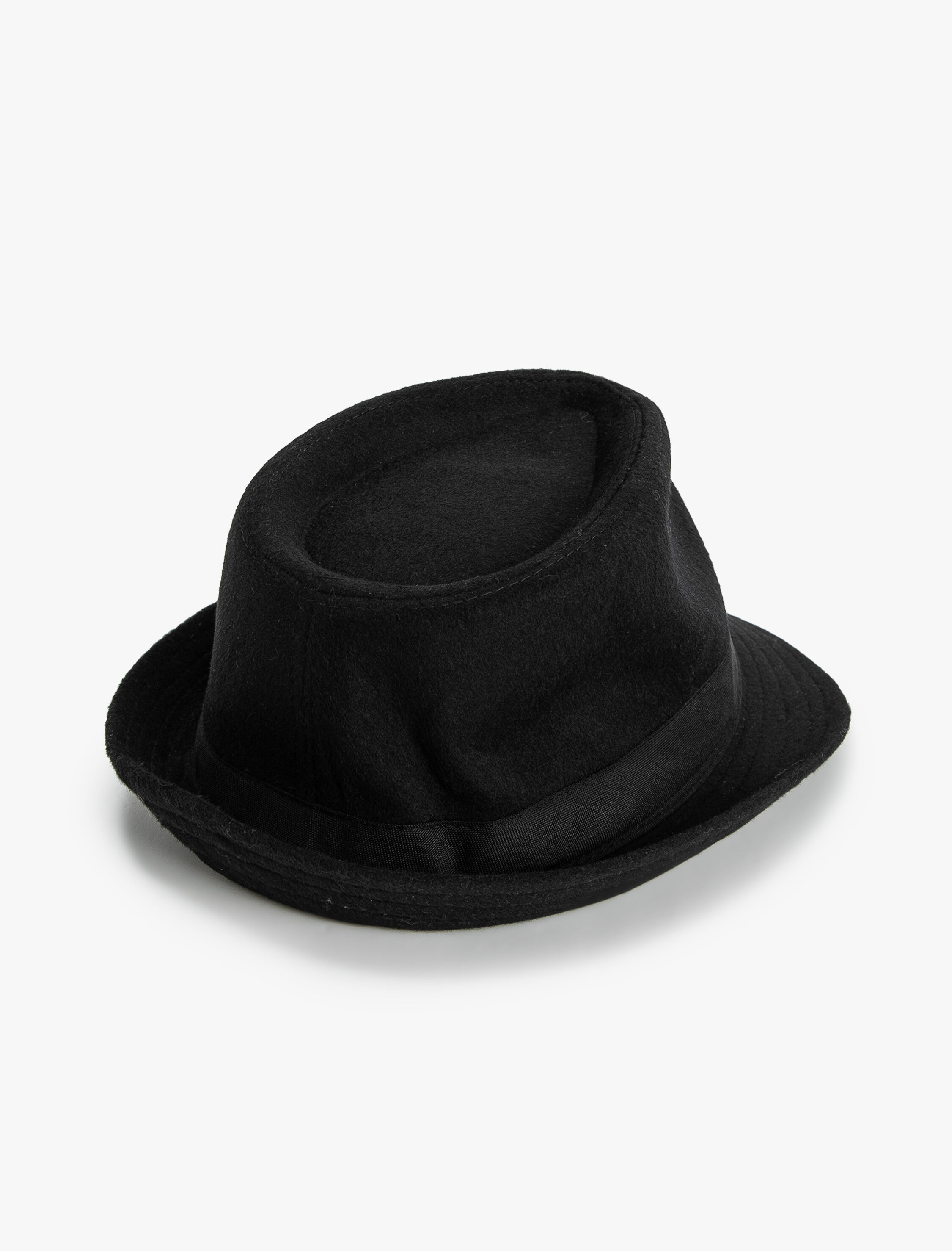  Erkek Fötr Şapka Bant Detaylı