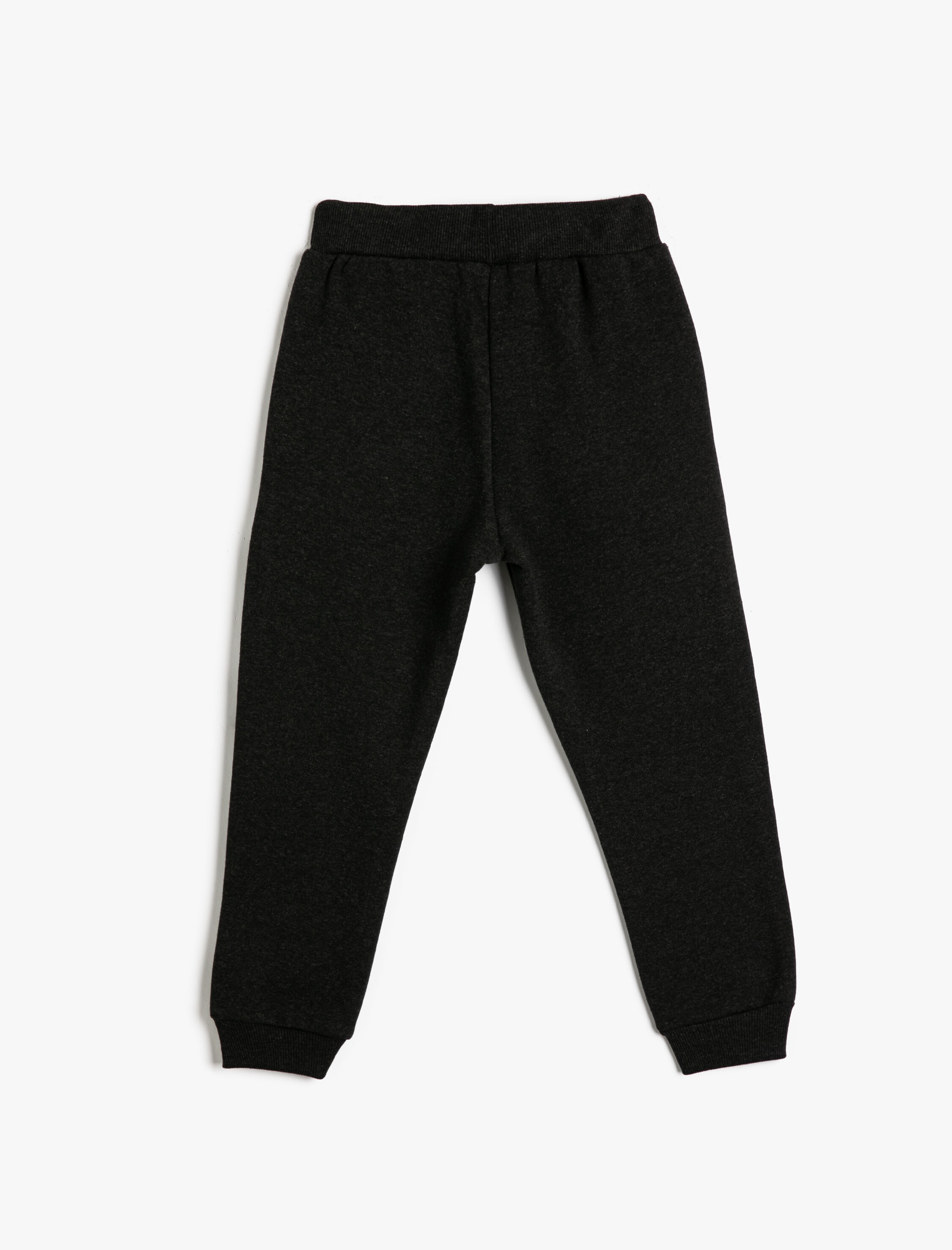  Erkek Çocuk Basic Jogger Eşofman Altı Beli Bağlamalı Cepli Şardonlu