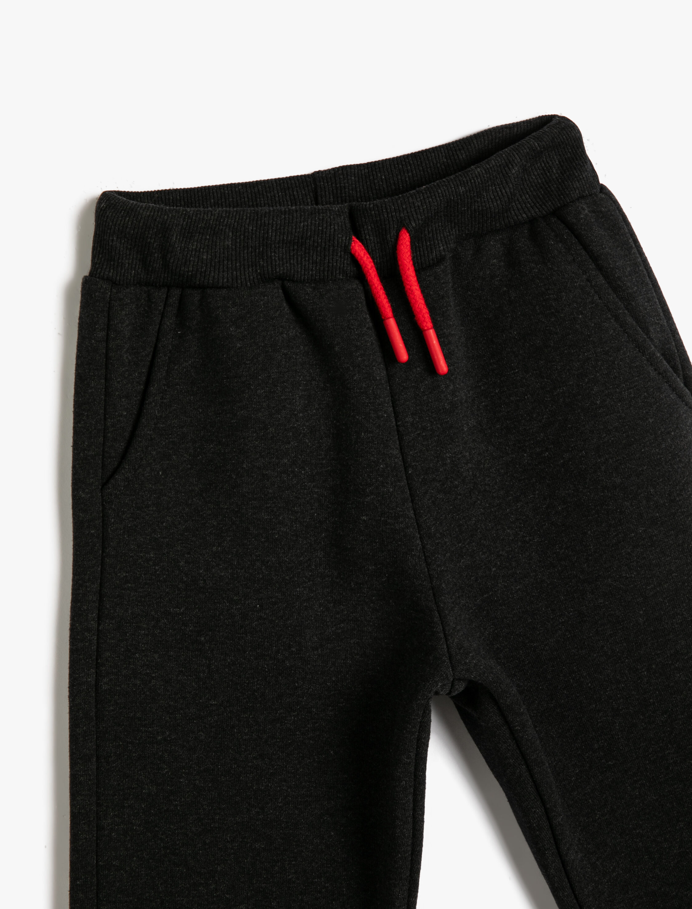  Erkek Çocuk Basic Jogger Eşofman Altı Beli Bağlamalı Cepli Şardonlu