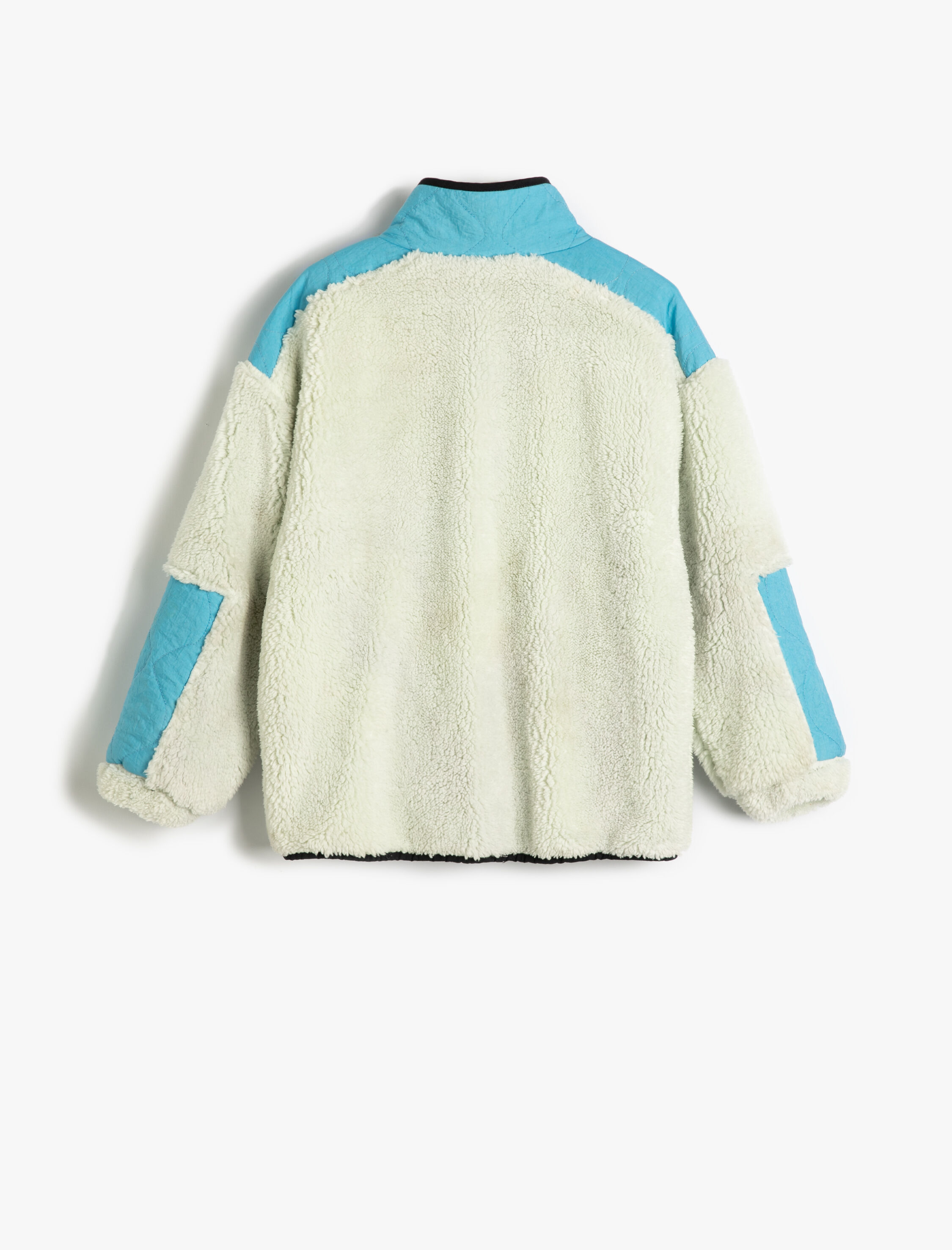  Erkek Çocuk Sweatshirt Dik Yaka Uzun Kollu Cepli Fermuar Kapamalı Manşetleri Lastikli