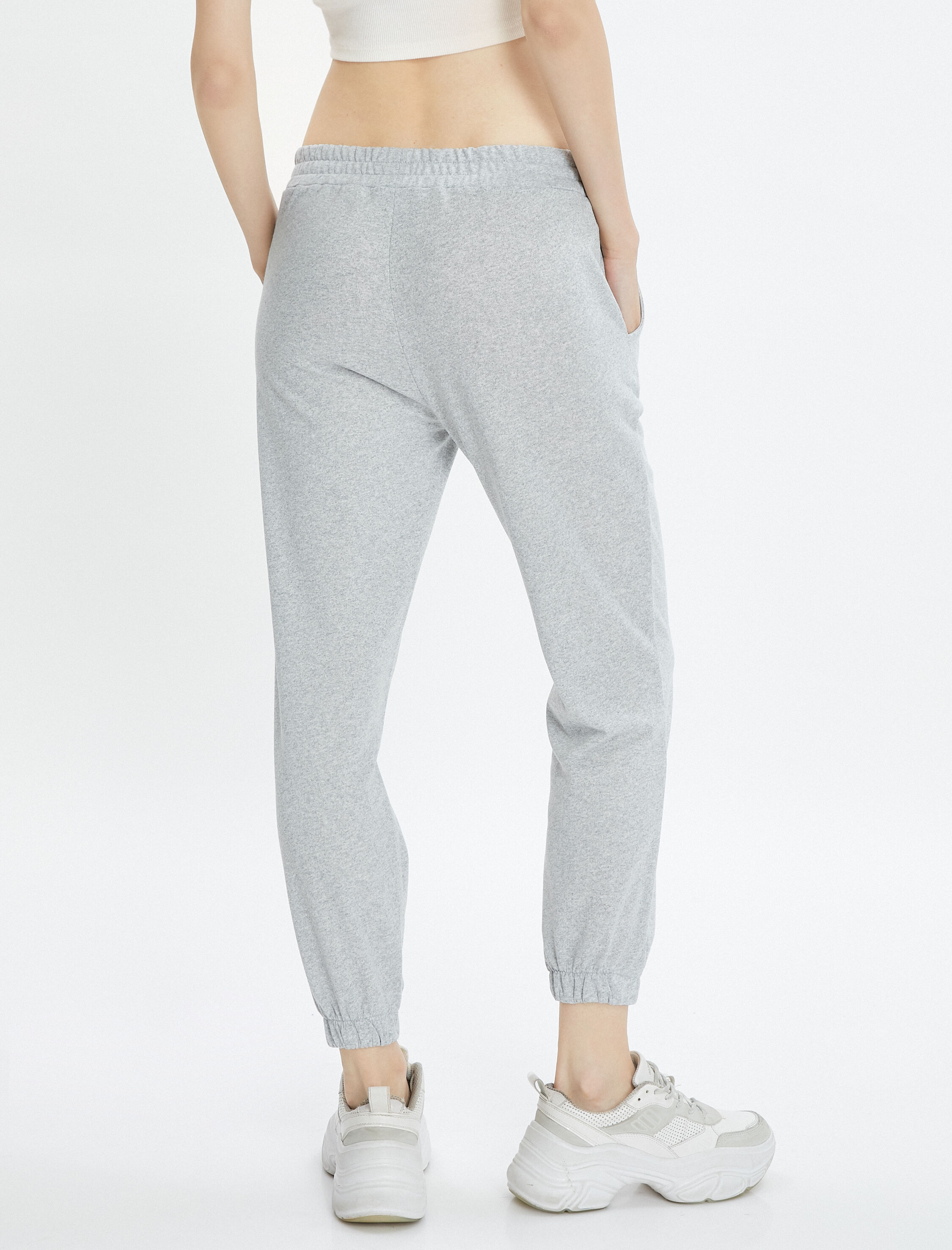   Basic Jogger Eşofman Altı  Beli Bağlamalı Cepli