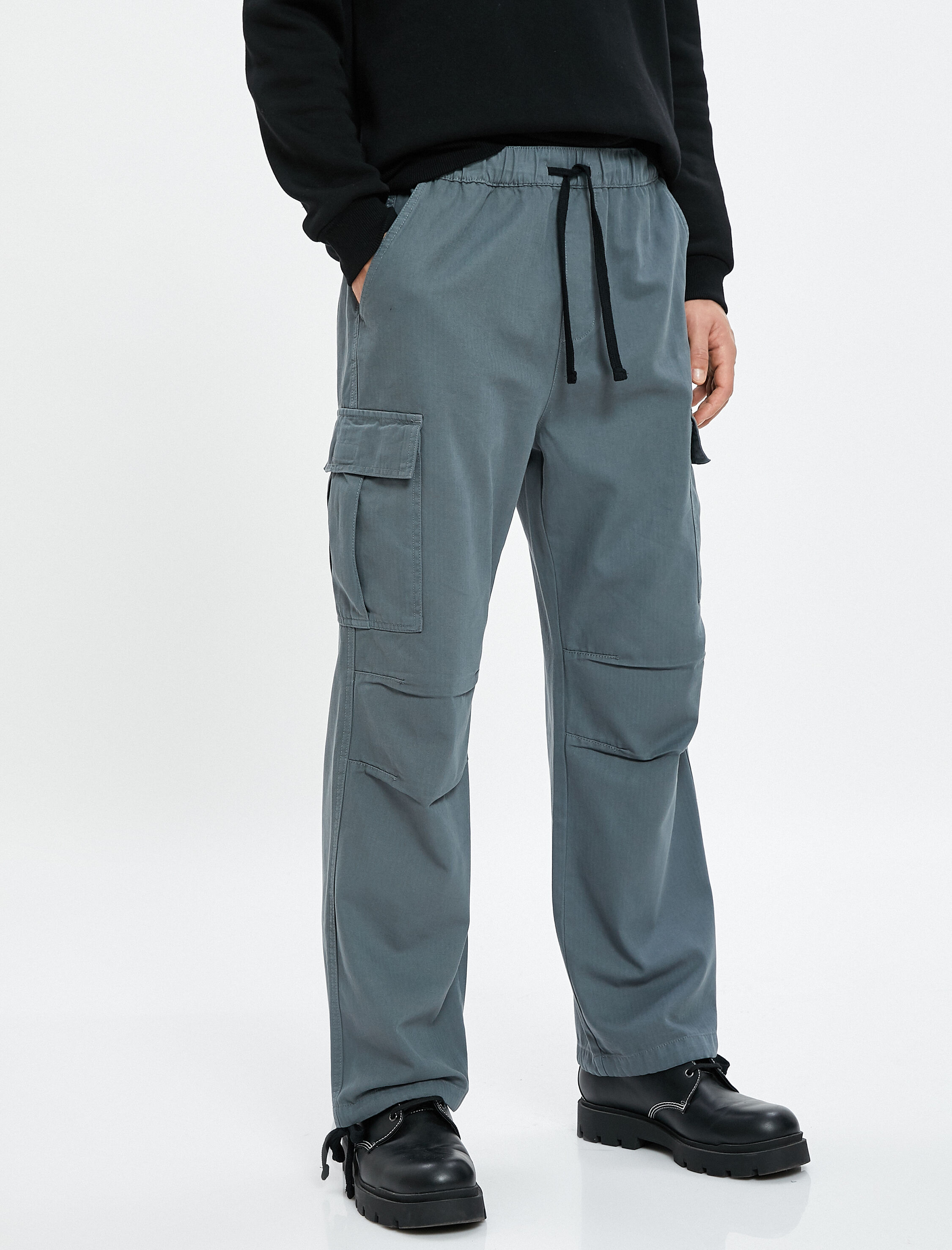   Kargo Pantolon Cepli Pamuklu