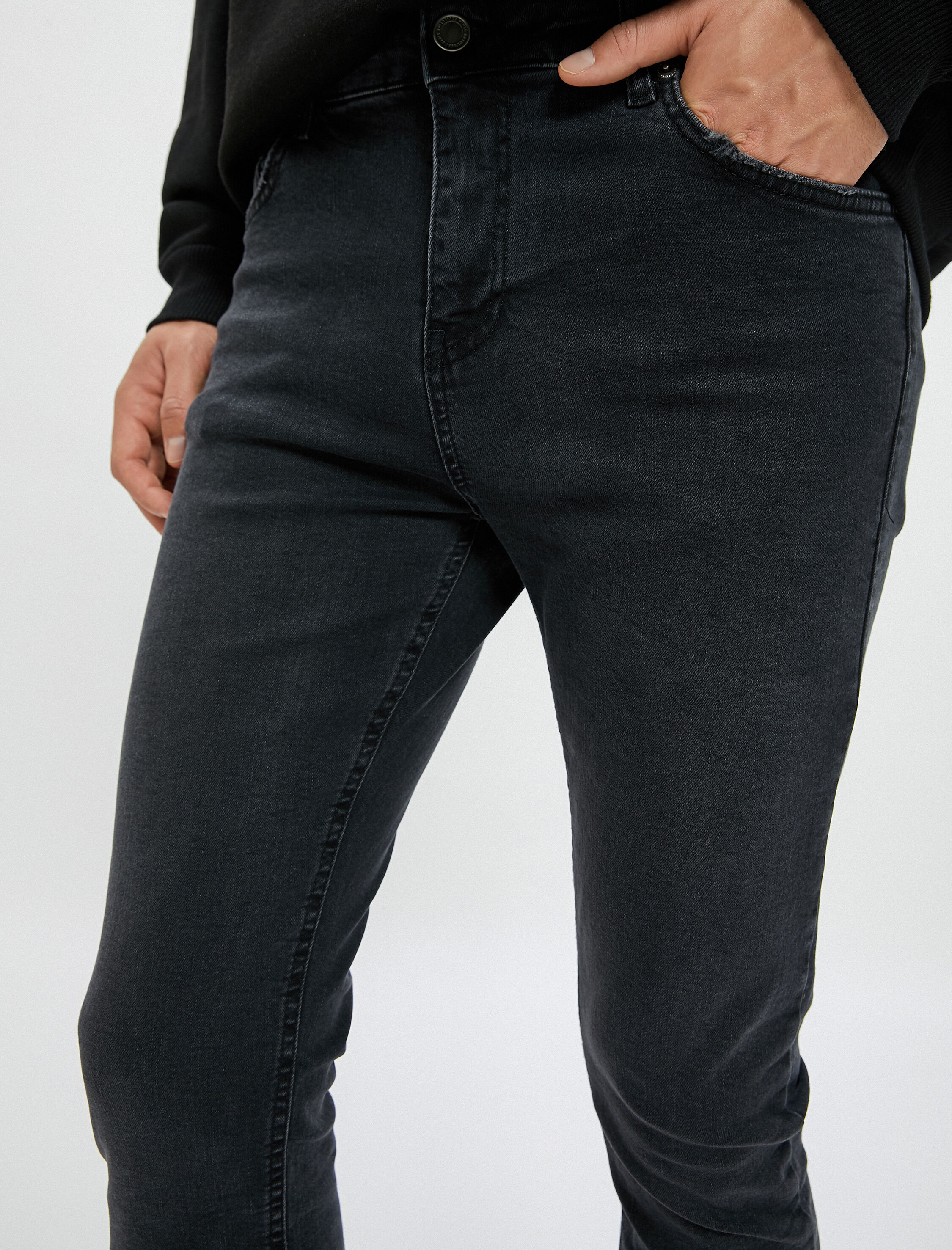   Skinny Fit Dar Paça Kot Pantolon Cepli - Michael Jean