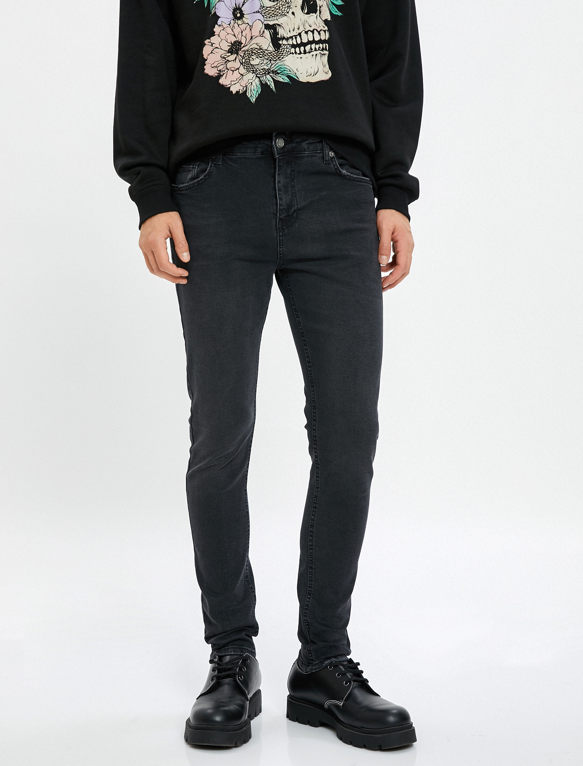   Skinny Fit Dar Paça Kot Pantolon Cepli - Michael Jean