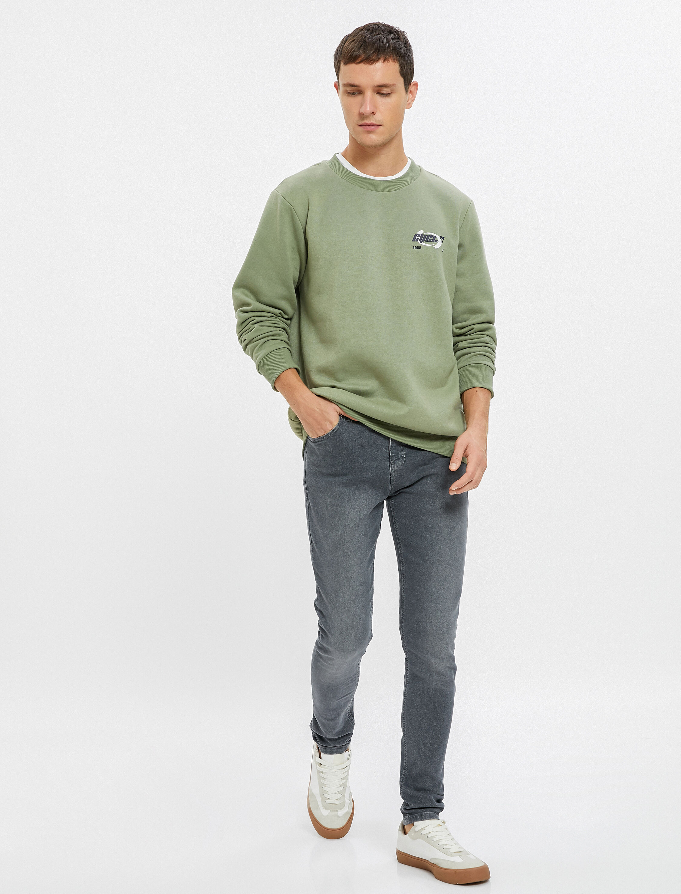   Skinny Fit Dar Paça Kot Pantolon Cepli - Michael Jean