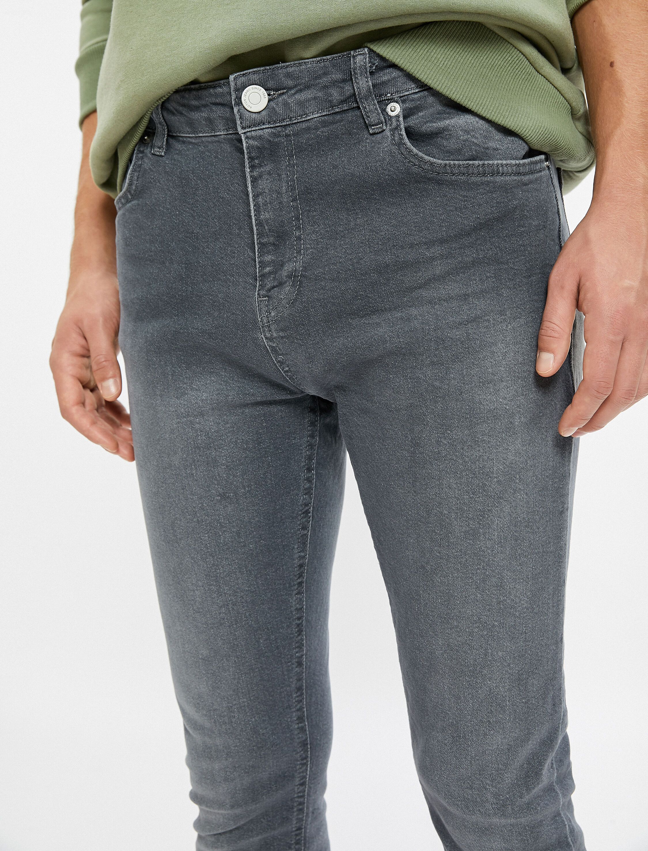   Skinny Fit Dar Paça Kot Pantolon Cepli - Michael Jean