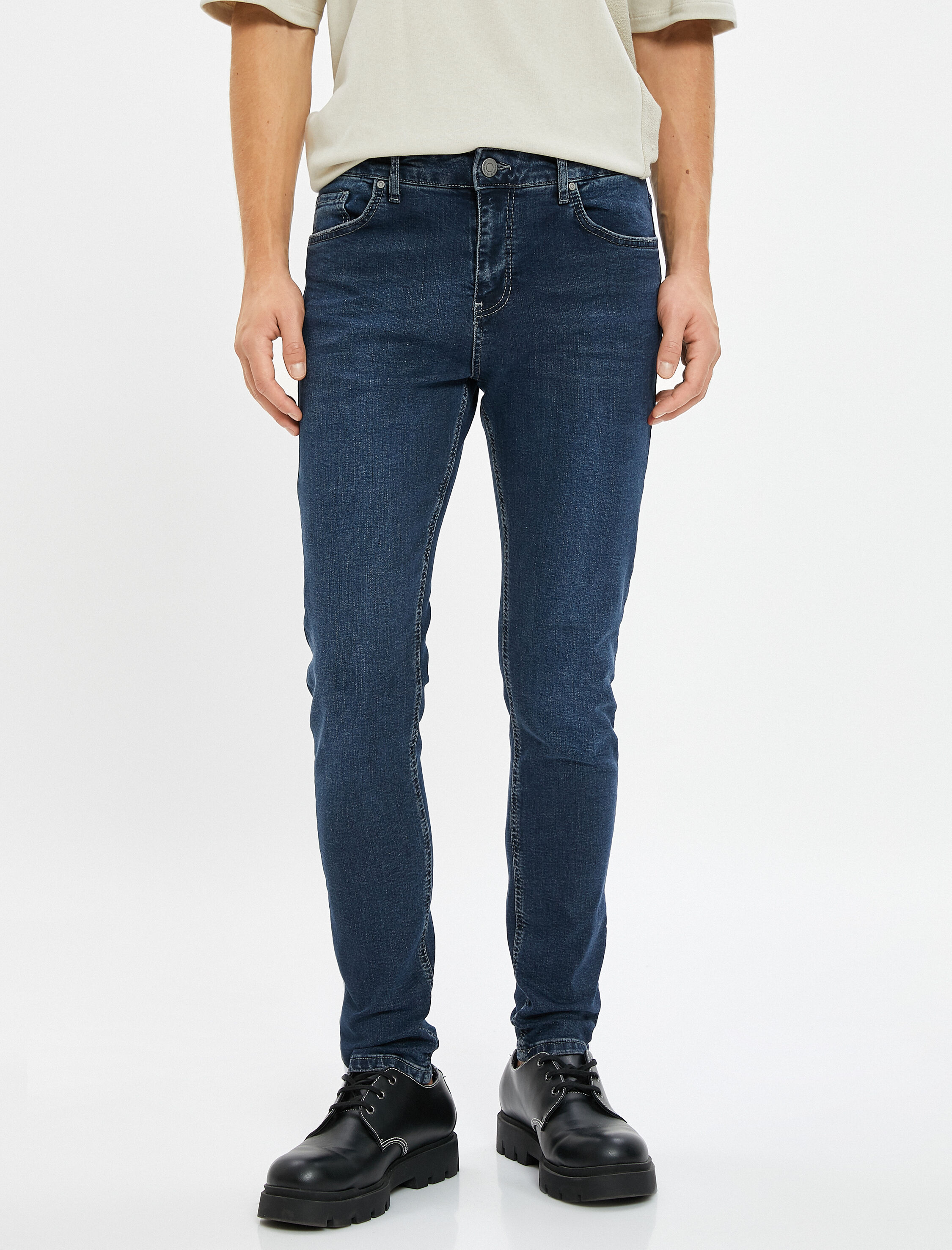 Skinny Fit Dar Paça Kot Pantolon Cepli - Michael Jean