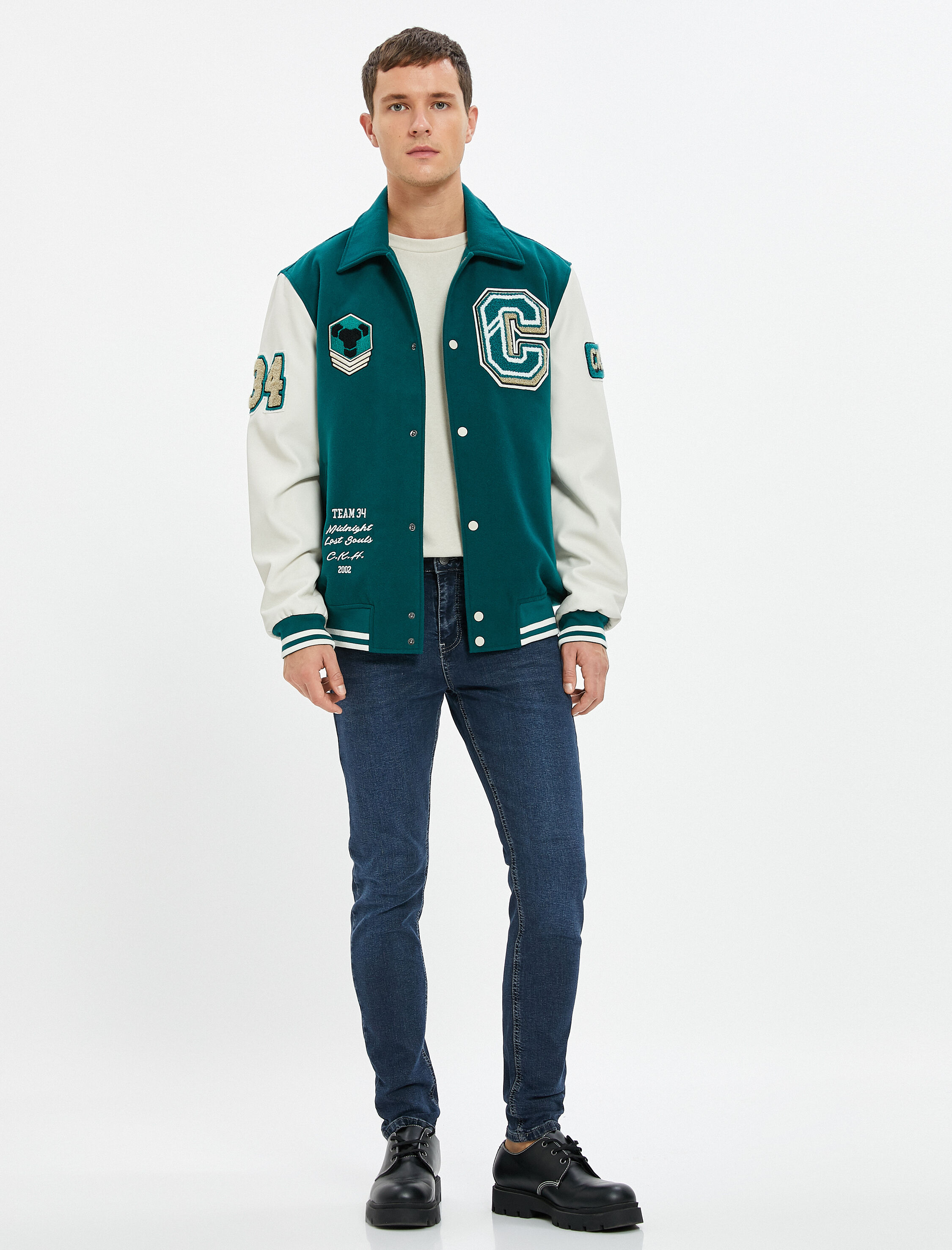 Skinny Fit Dar Paça Kot Pantolon Cepli - Michael Jean