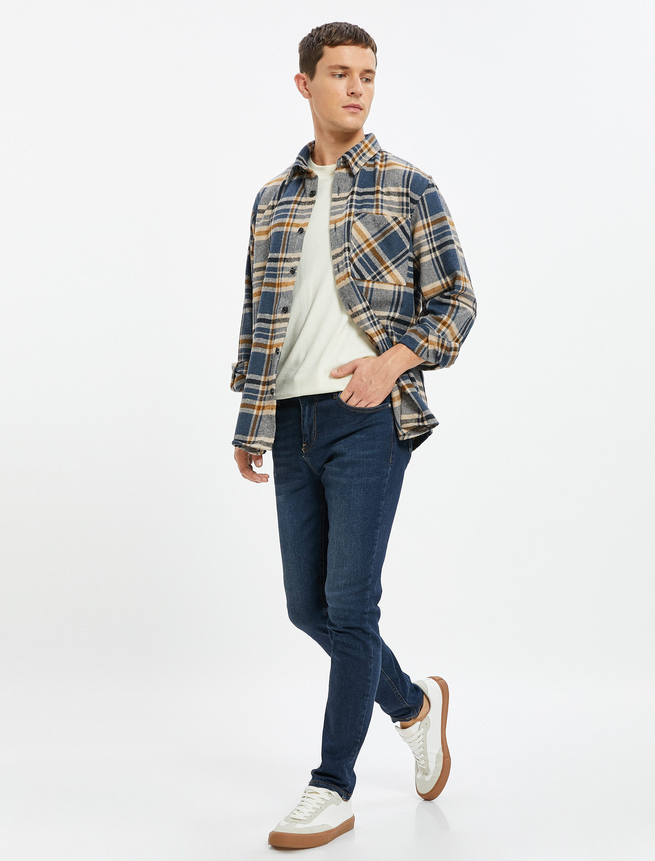   Skinny Fit Kot Pantolon - Michael Jean